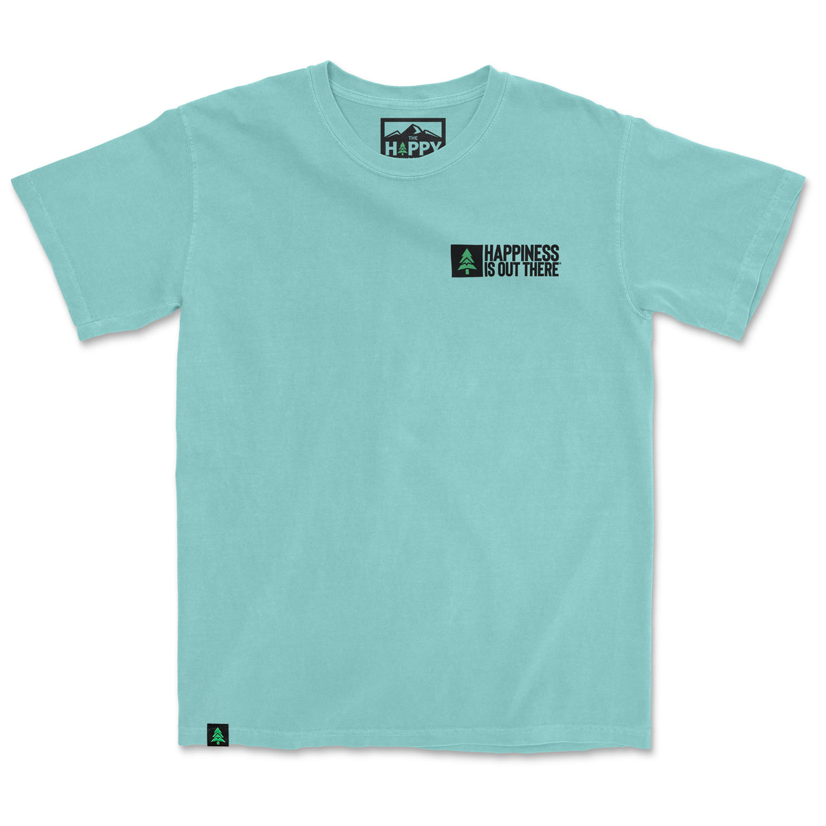 Happiness Is Out There Nature-Dyed Tee - The Happy Clothing Company
