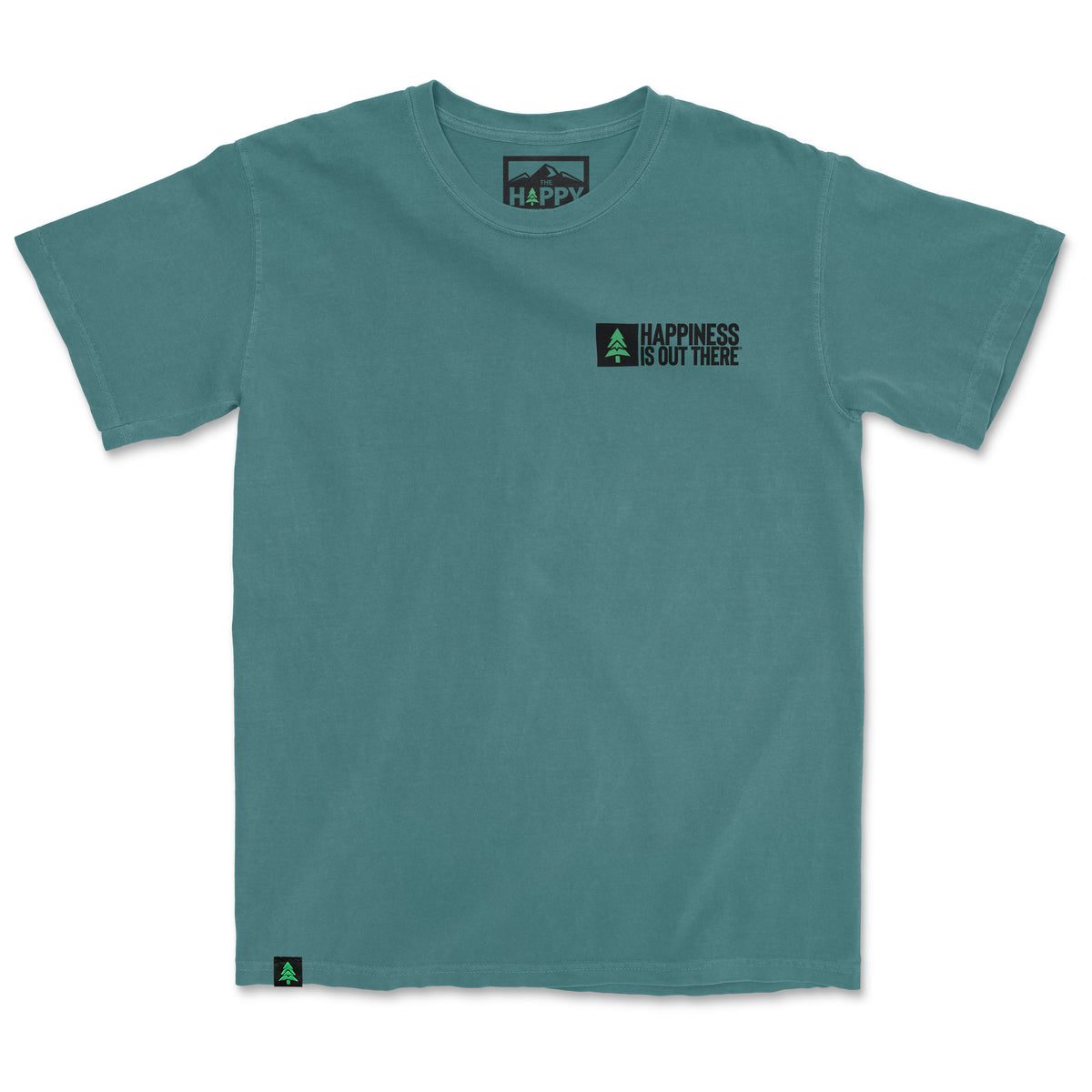 Happiness Is Out There Nature-Dyed Tee - The Happy Clothing Company