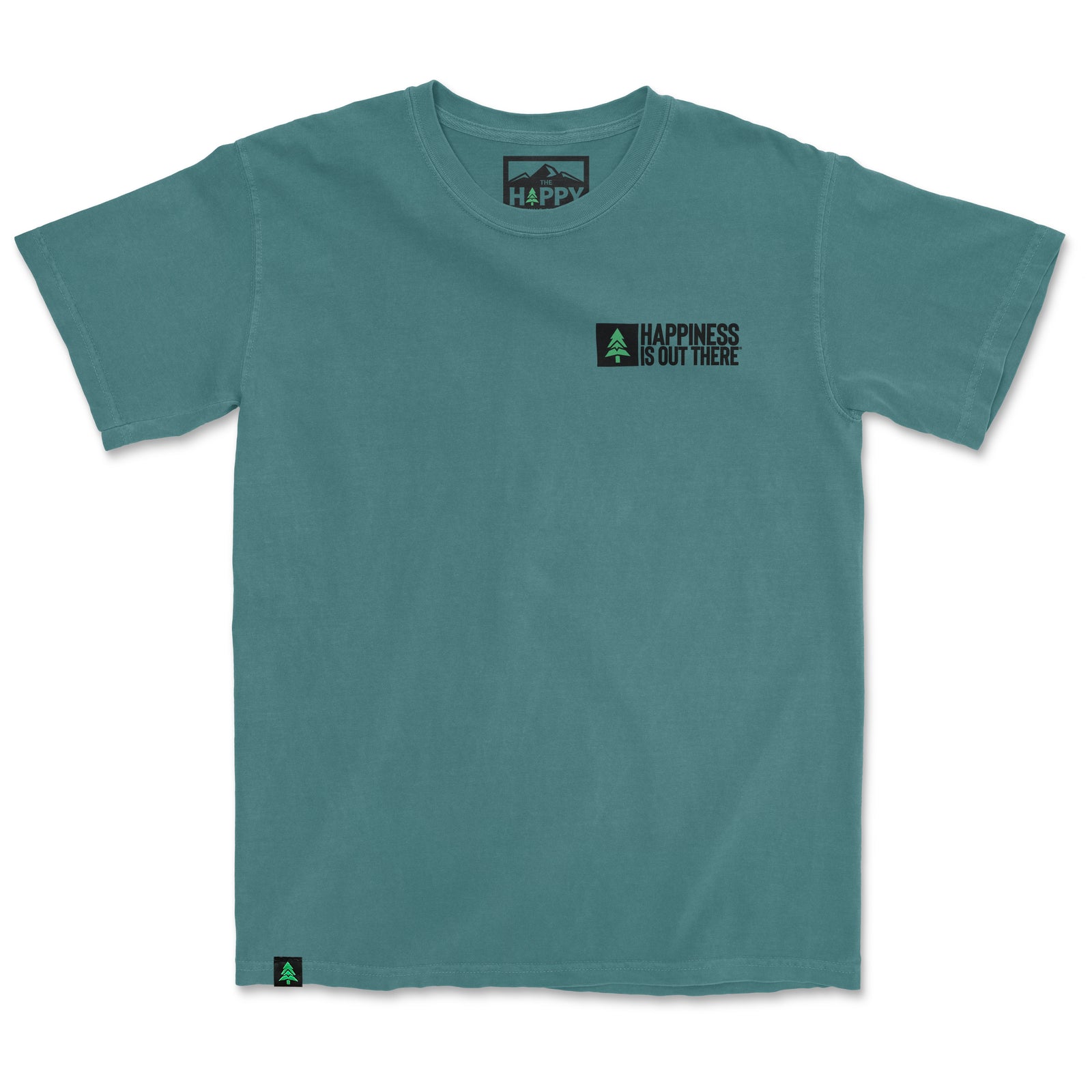 Happiness Is Out There Nature-Dyed Tee - The Happy Clothing Company