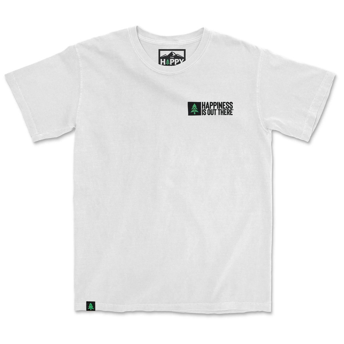 Happiness Is Out There Nature-Dyed Tee - The Happy Clothing Company