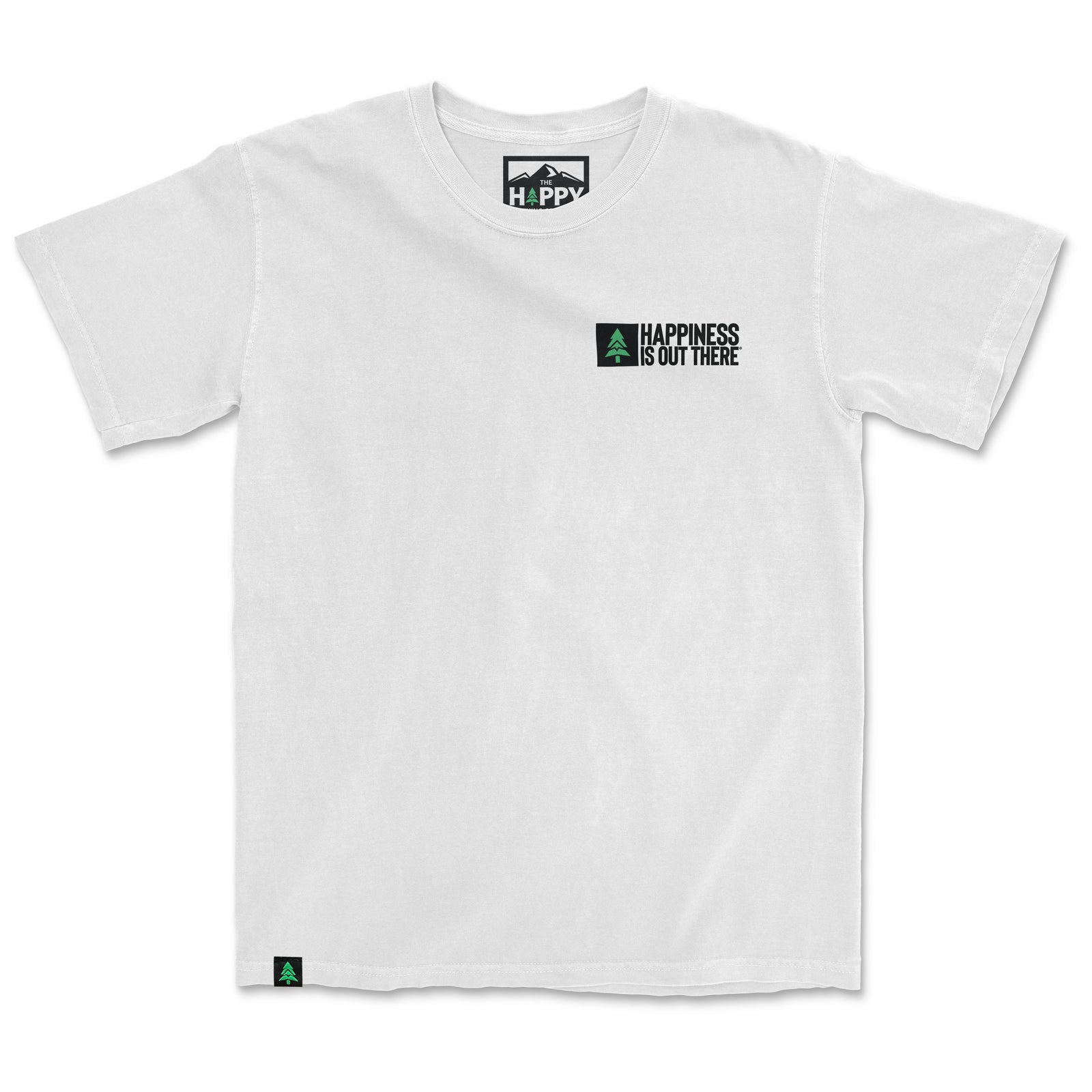 Happiness Is Out There Nature-Dyed Tee - The Happy Clothing Company