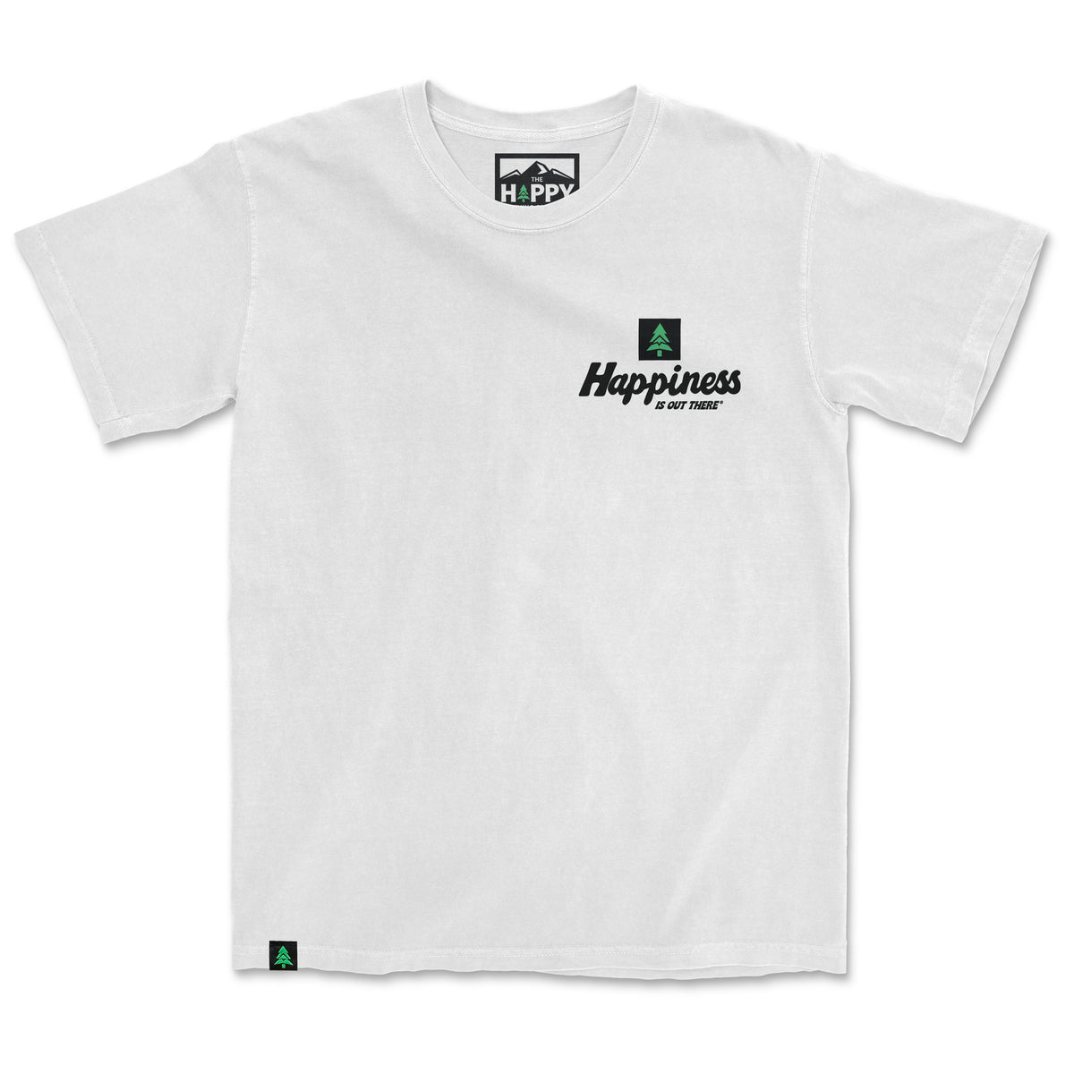 Happiness Is Out There Nature-Dyed Tee - The Happy Clothing Company