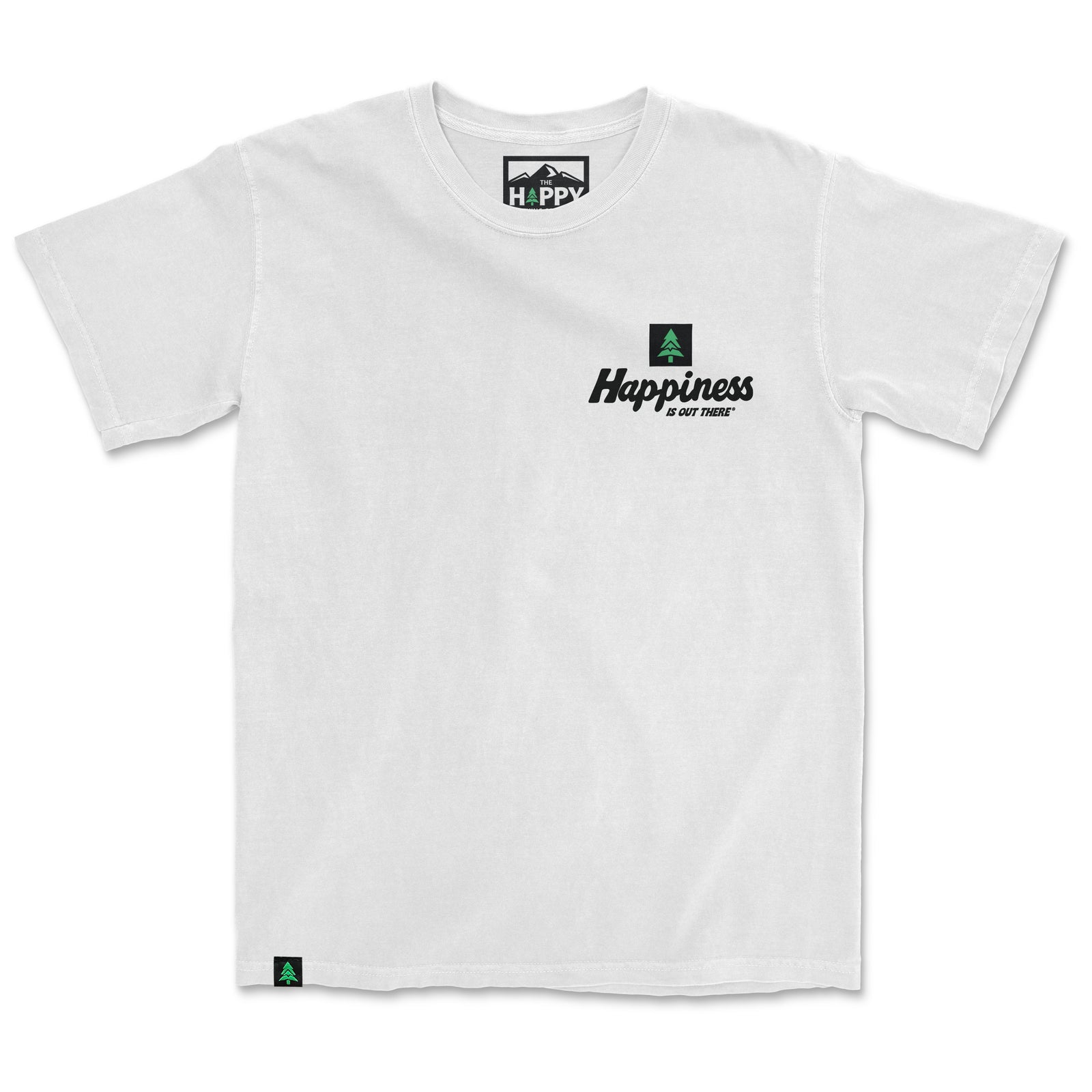 Happiness Is Out There Nature-Dyed Tee - The Happy Clothing Company