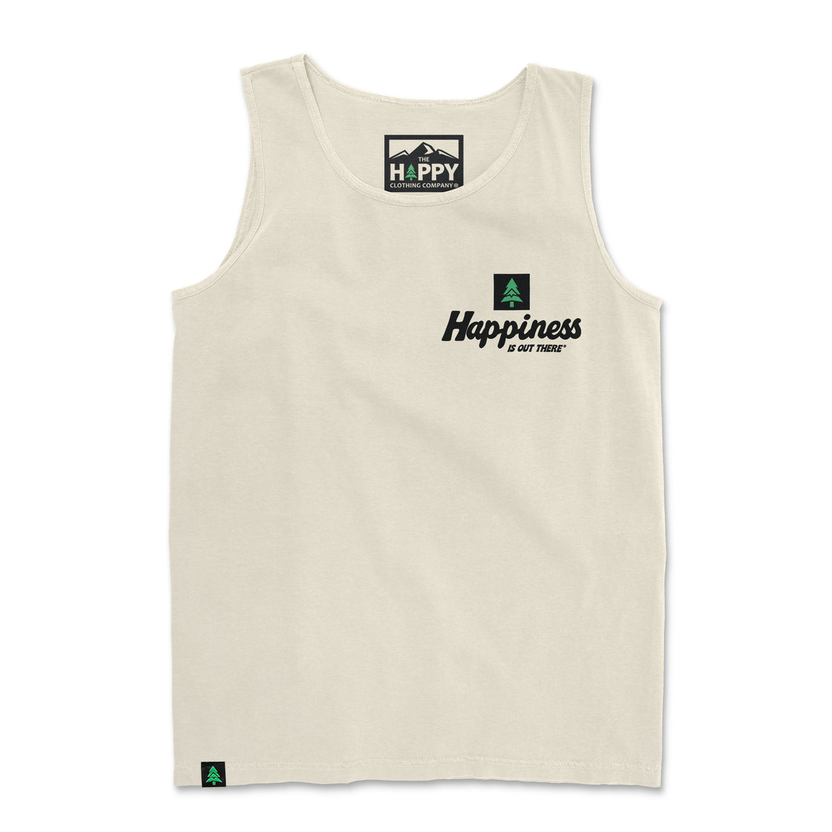 Happiness Is Out There Nature-Dyed Tank - The Happy Clothing Company