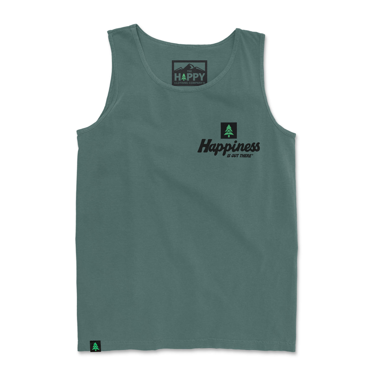 Happiness Is Out There Nature-Dyed Tank - The Happy Clothing Company