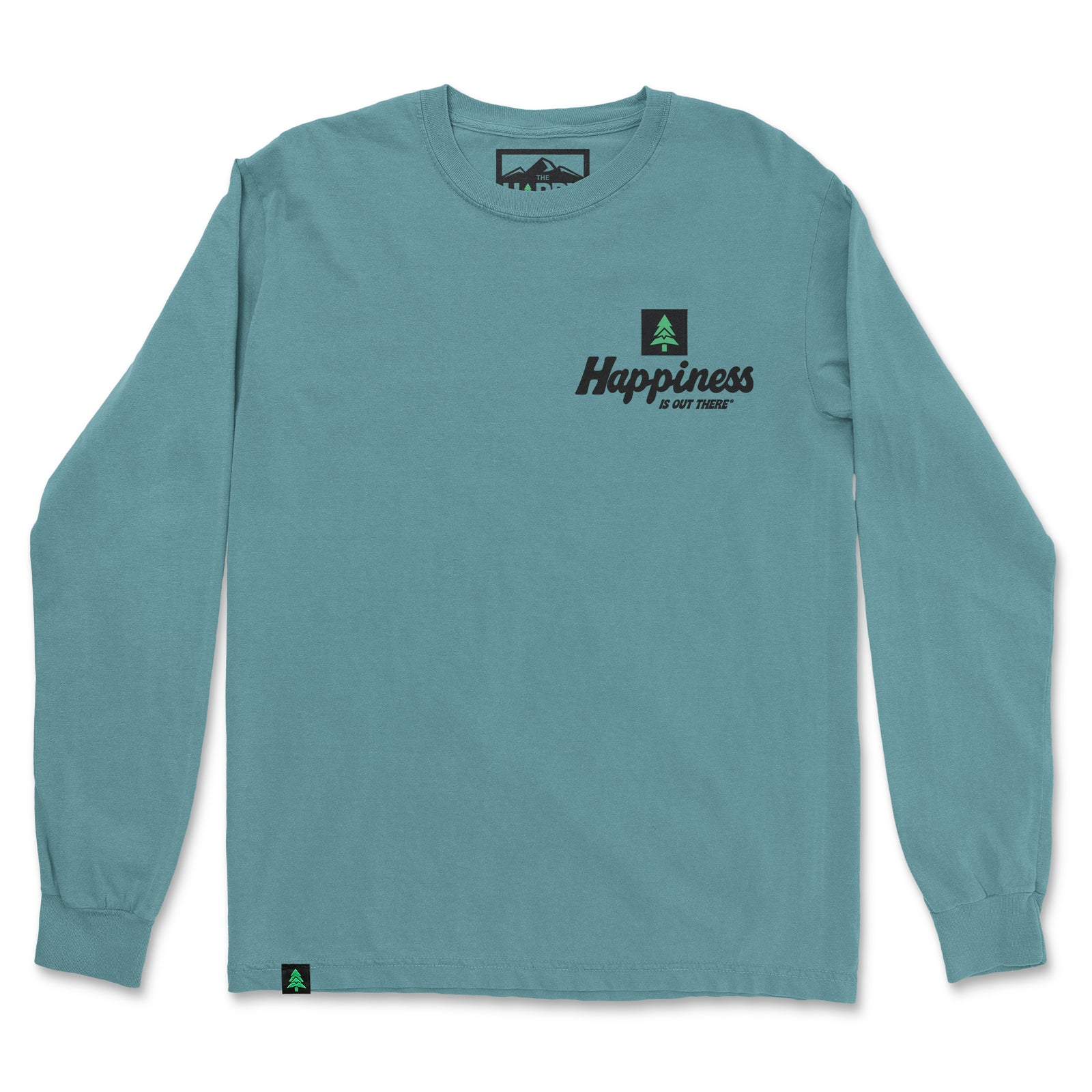Happiness Is Out There Nature-Dyed Long Sleeve - The Happy Clothing Company