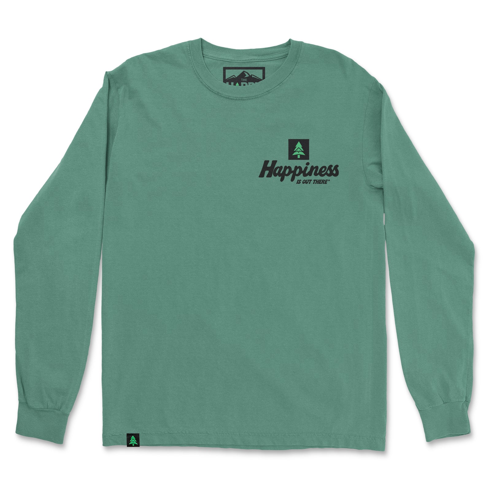 Happiness Is Out There Nature-Dyed Long Sleeve - The Happy Clothing Company