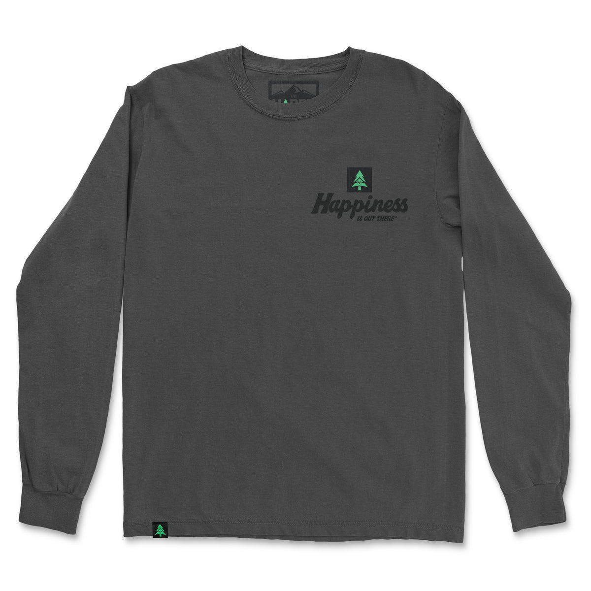 Happiness Is Out There Nature-Dyed Long Sleeve - The Happy Clothing Company