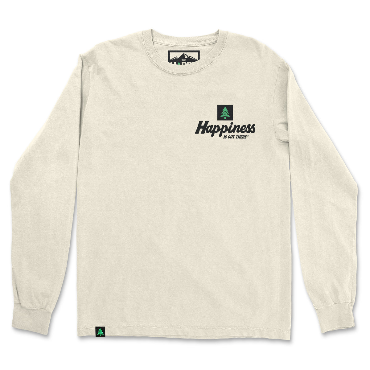 Happiness Is Out There Nature-Dyed Long Sleeve - The Happy Clothing Company