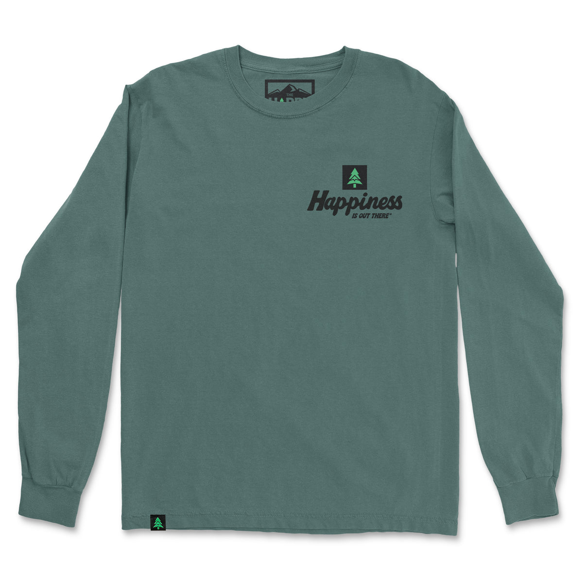 Happiness Is Out There Nature-Dyed Long Sleeve - The Happy Clothing Company