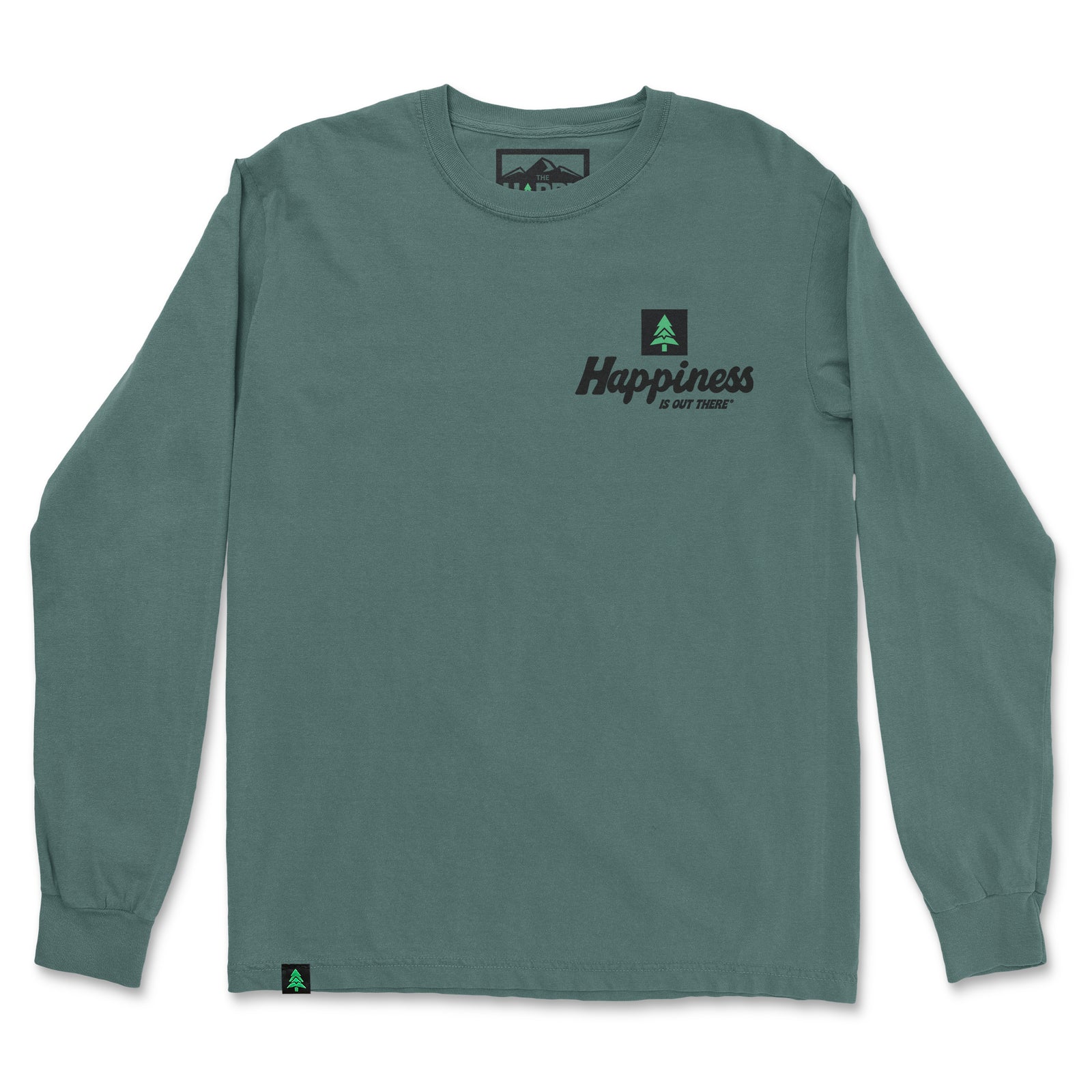 Happiness Is Out There Nature-Dyed Long Sleeve - The Happy Clothing Company