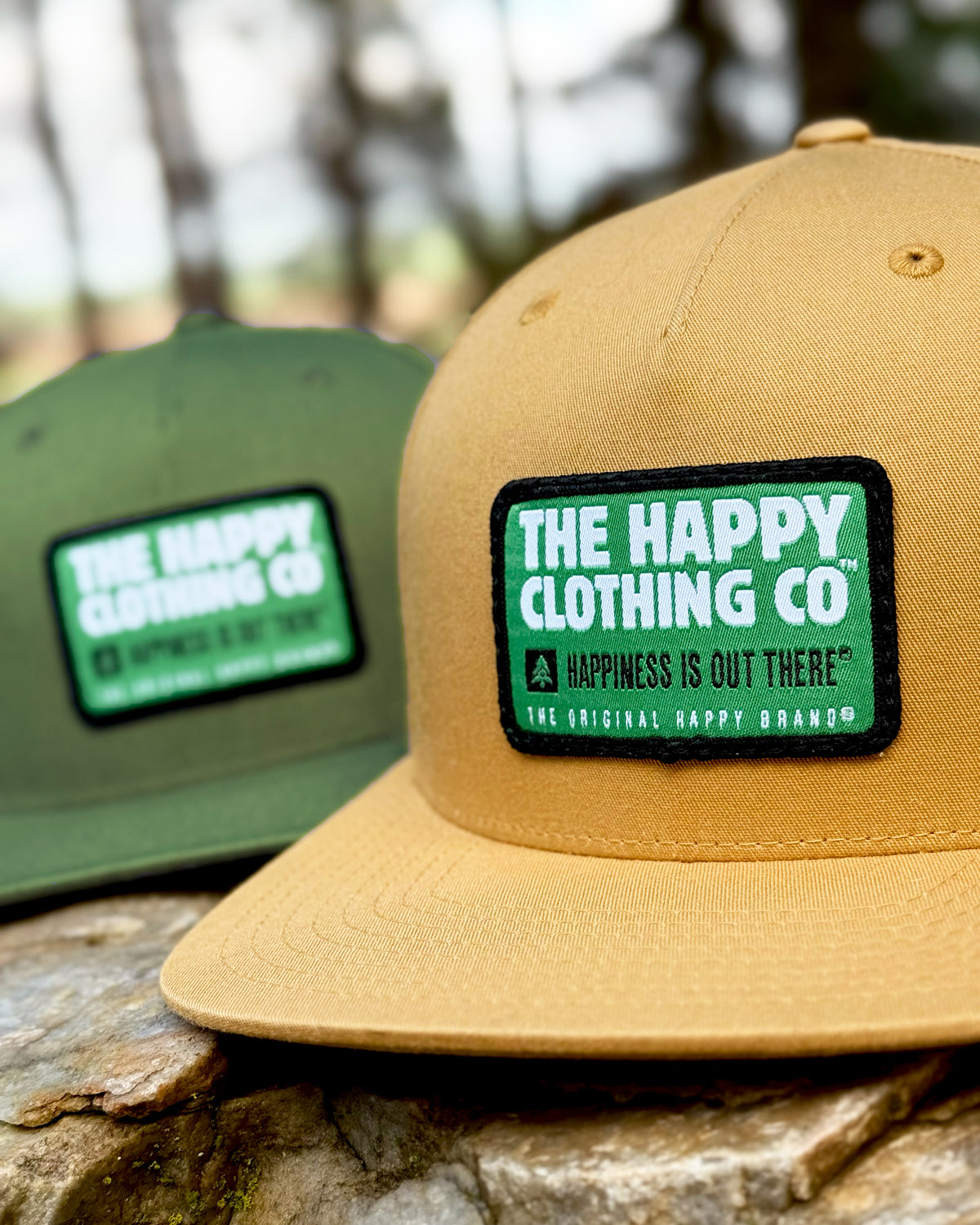 The Happy Clothing Co. 5 Panel Twill Snapback - The Happy Clothing Company