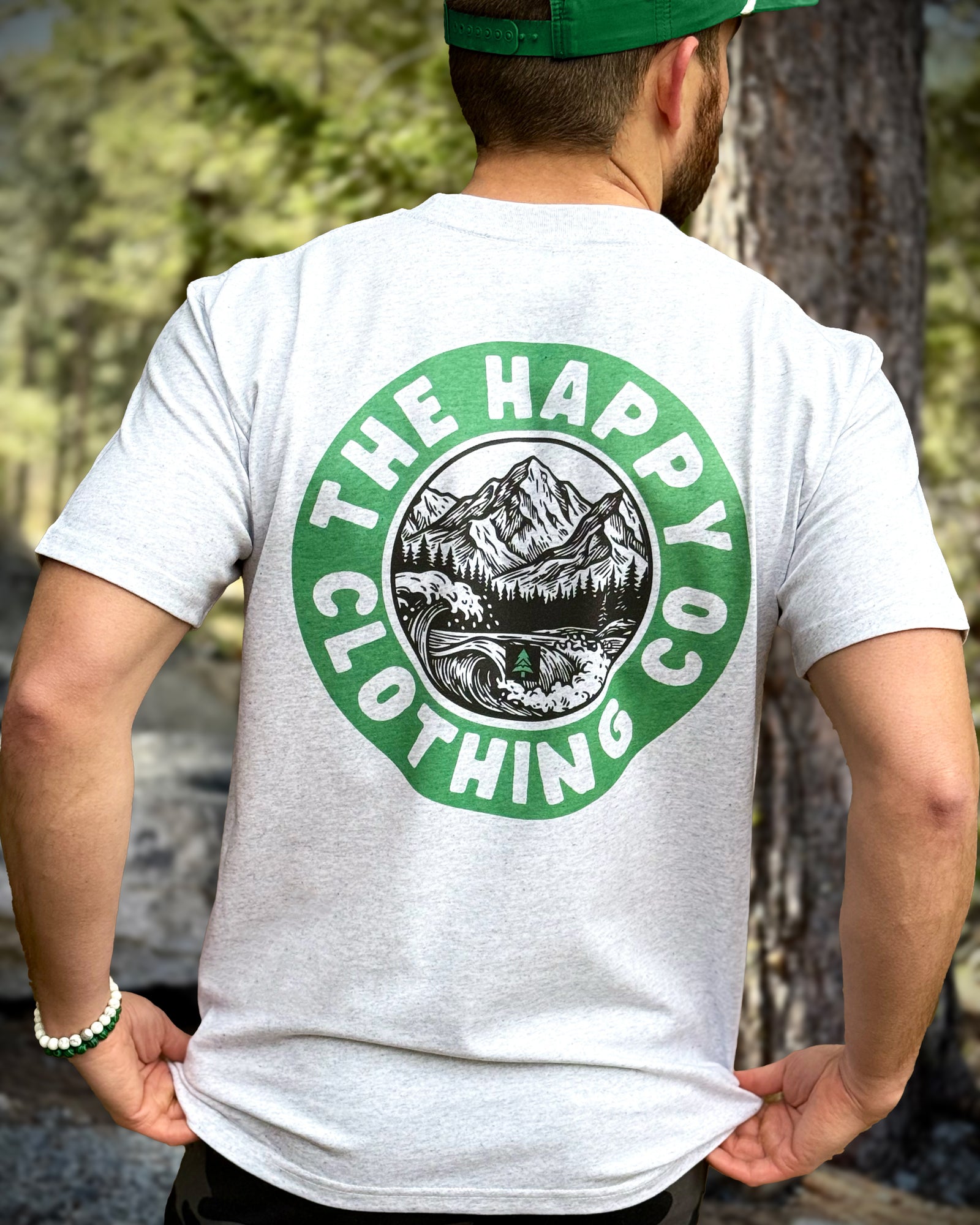 Happy Co. Vintage Back Print 'Lifestyle Tee' | Premium Heavyweight | - The Happy Clothing Company