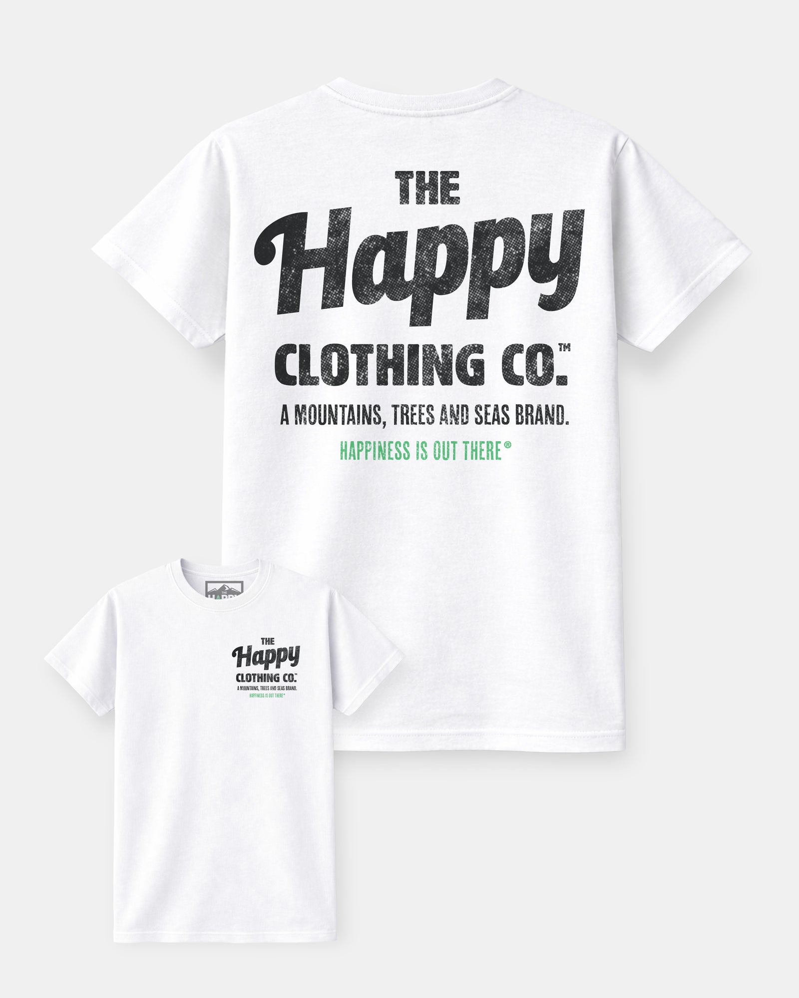 The Happy Clothing Co. Script Nature-Dyed Tee - The Happy Clothing Company