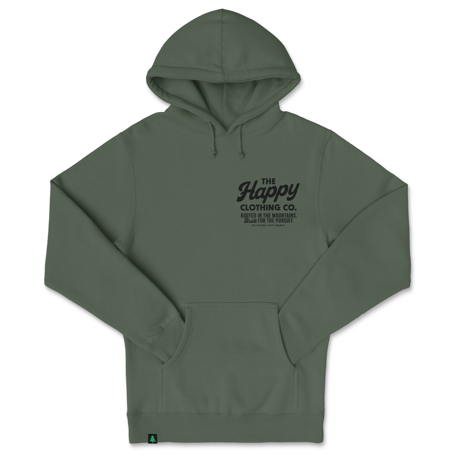 The Happy Clothing Co. Script Heavyweight Hoodie - The Happy Clothing Company