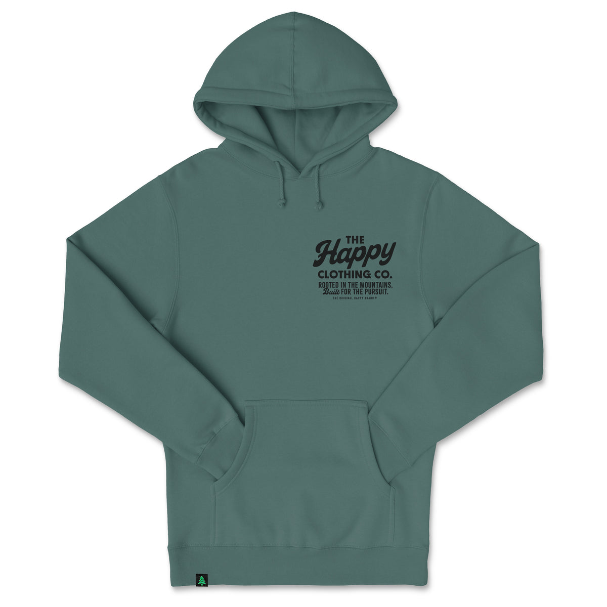 The Happy Clothing Co. Script Heavyweight Hoodie - The Happy Clothing Company