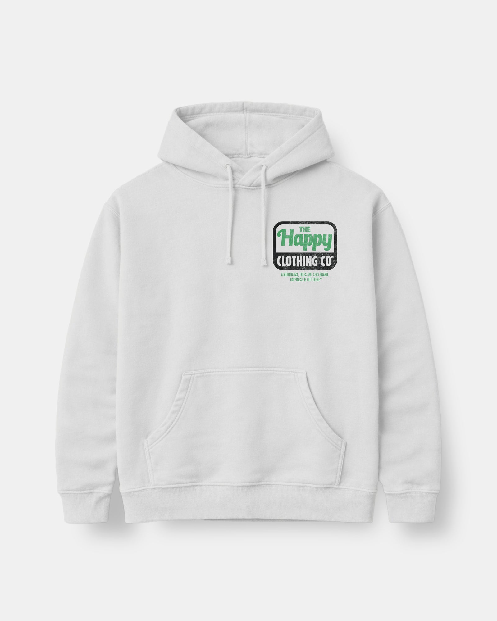 Vintage Happy Co. Logo Nature-Dyed Unisex Hoodie - The Happy Clothing Company