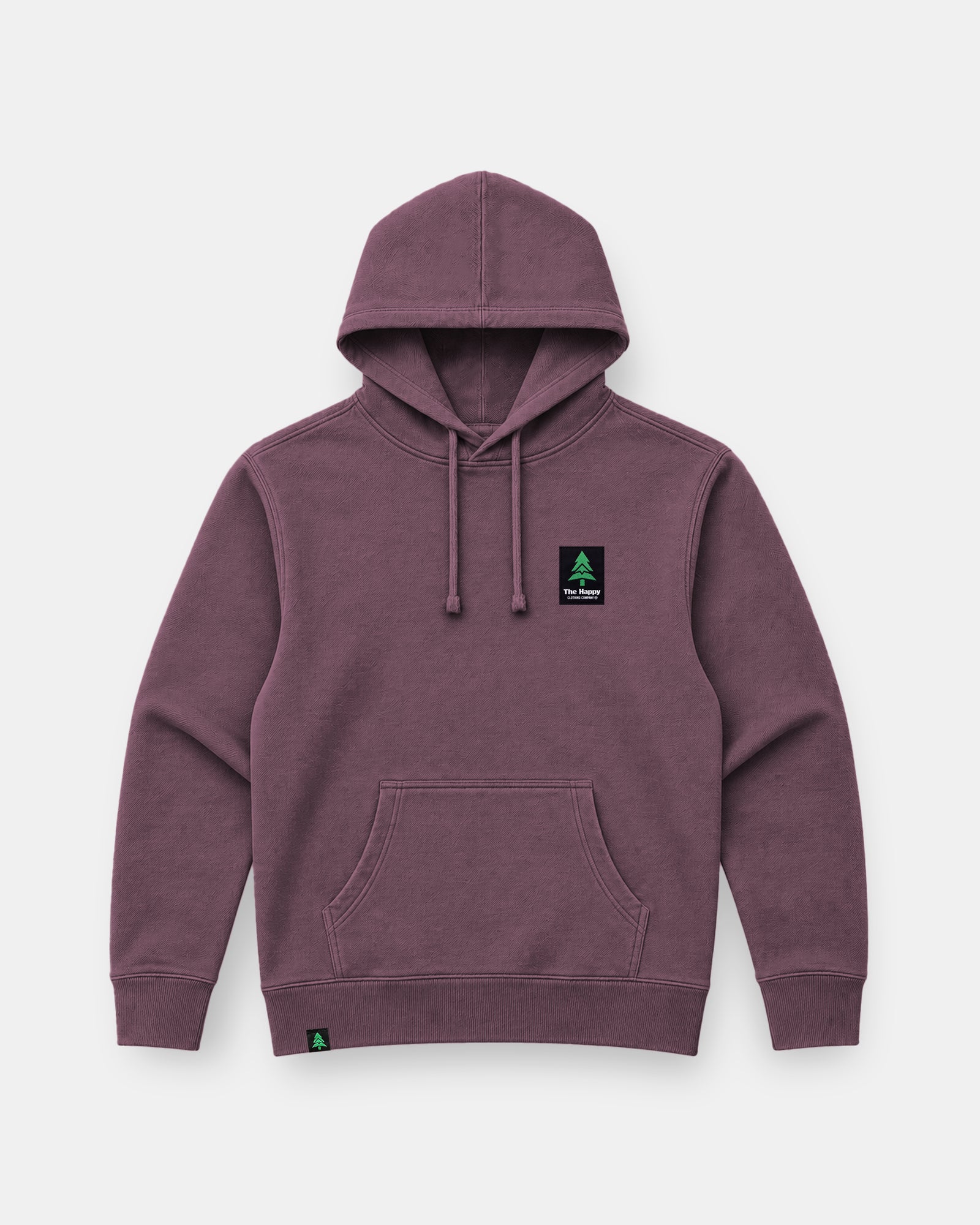 Mountain-Tree Happy Co. Label Nature-Dyed Unisex Hoodie