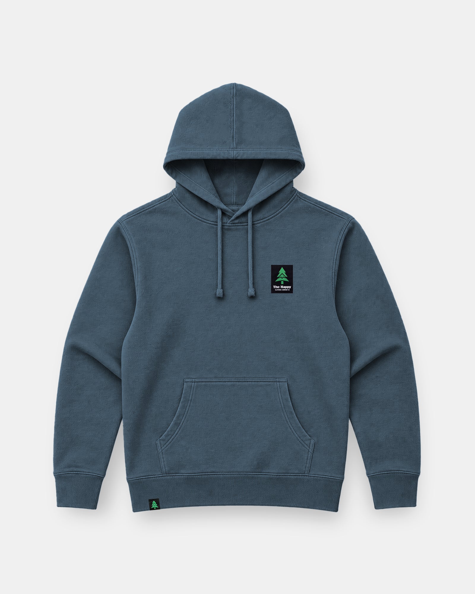 Mountain-Tree Happy Co. Label Nature-Dyed Unisex Hoodie