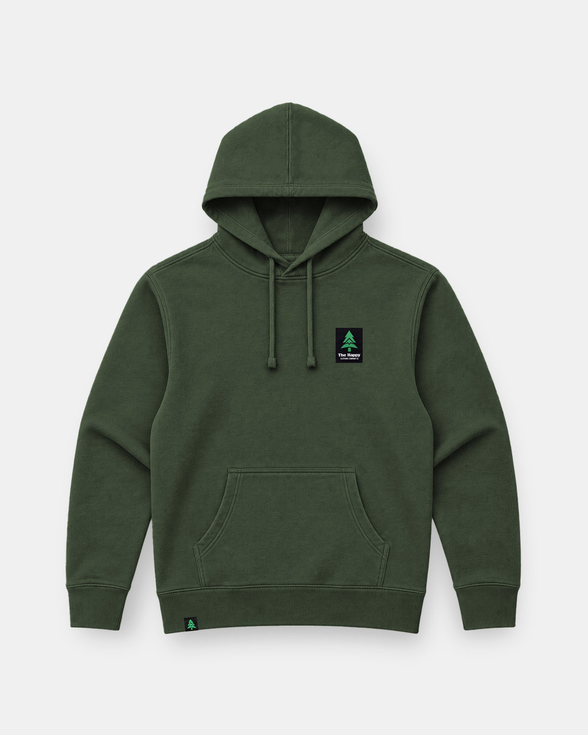 Mountain-Tree Happy Co. Label Nature-Dyed Unisex Hoodie