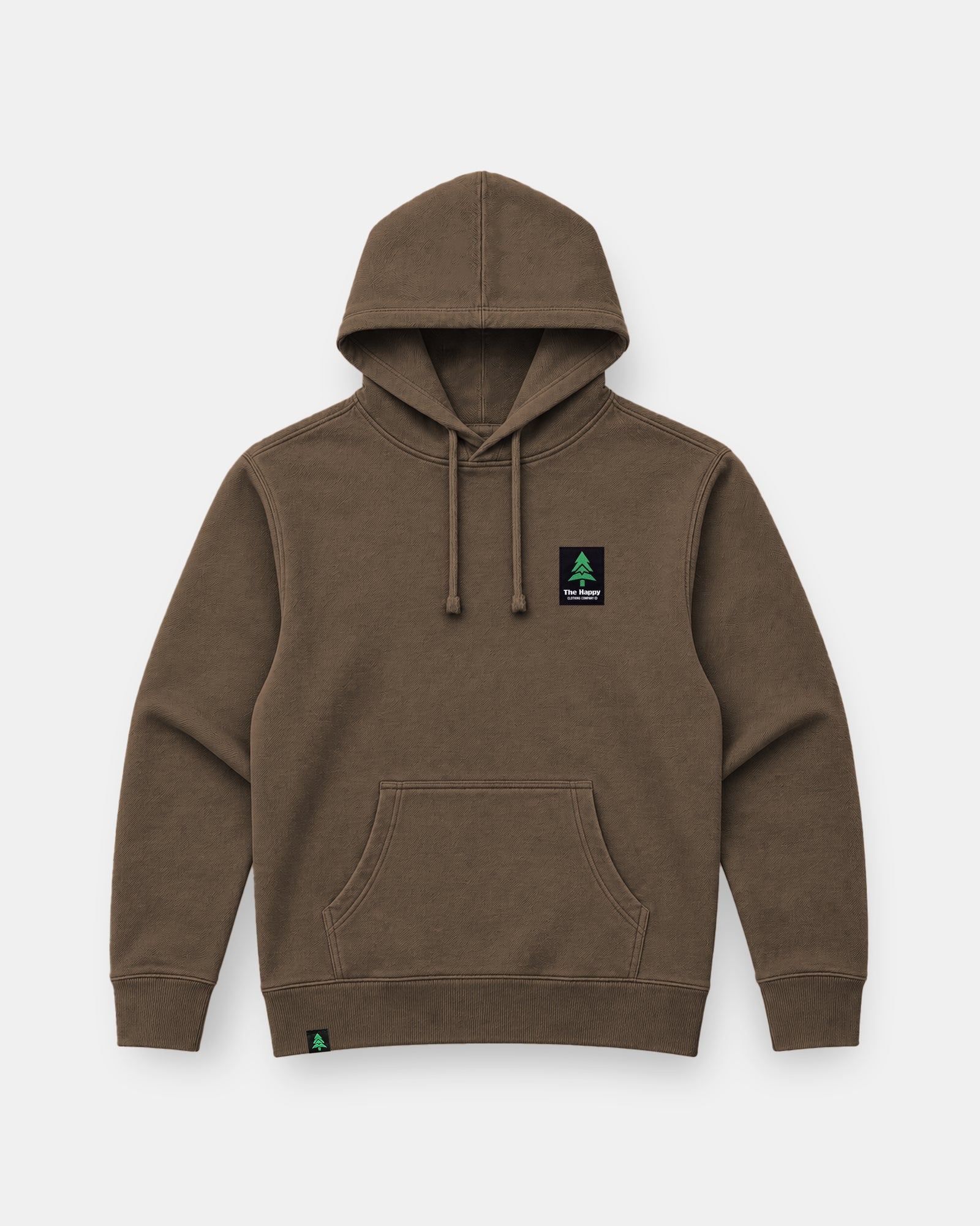 Mountain-Tree Happy Co. Label Nature-Dyed Unisex Hoodie