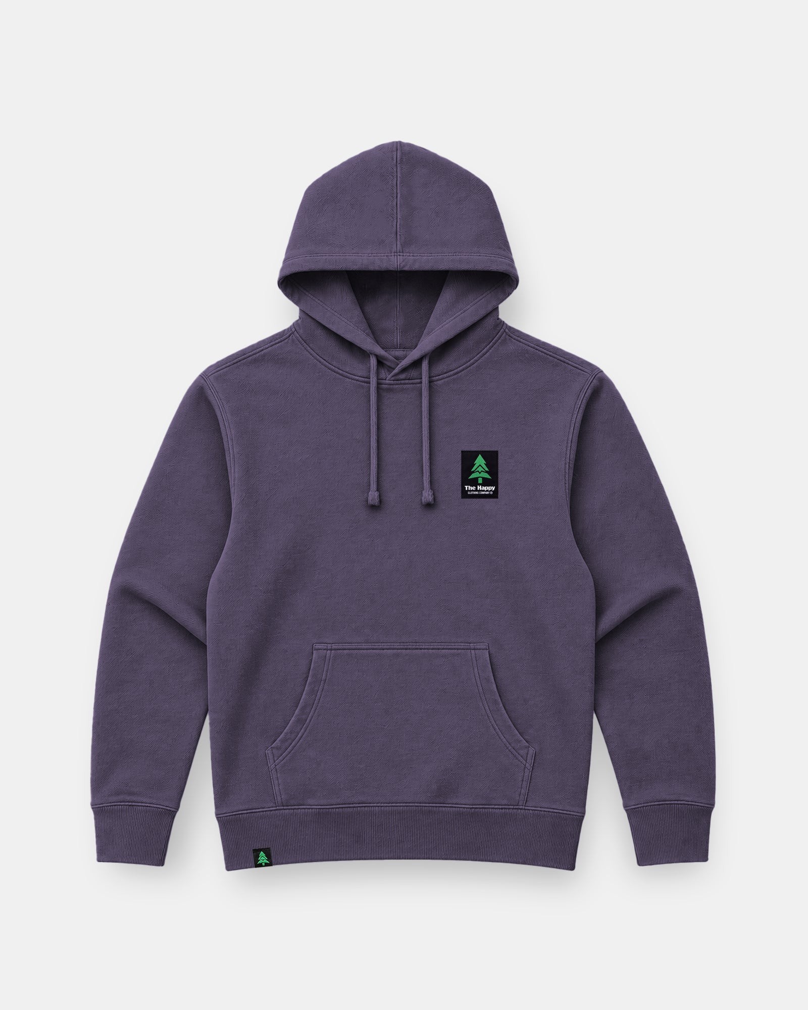 Mountain-Tree Happy Co. Label Nature-Dyed Unisex Hoodie