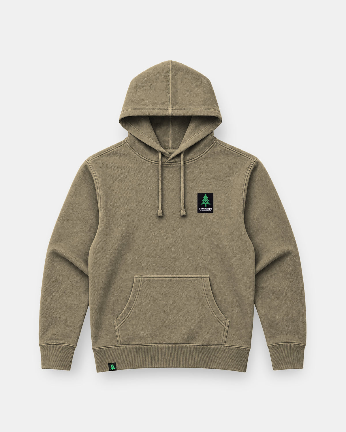 Mountain-Tree Happy Co. Label Nature-Dyed Unisex Hoodie