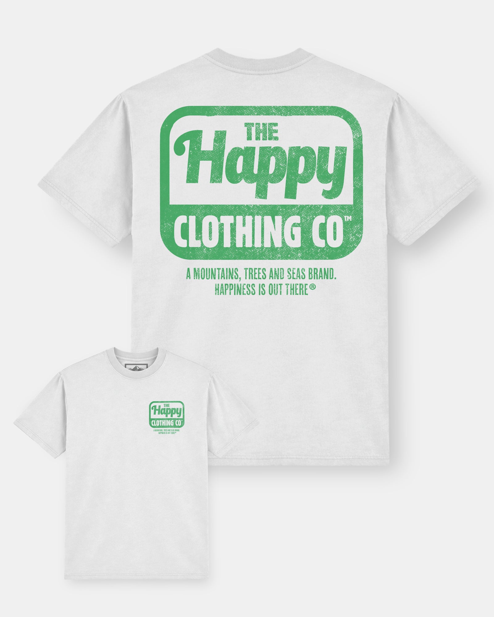 Vintage Happy Co. Logo Vintage Oversized Tee - The Happy Clothing Company