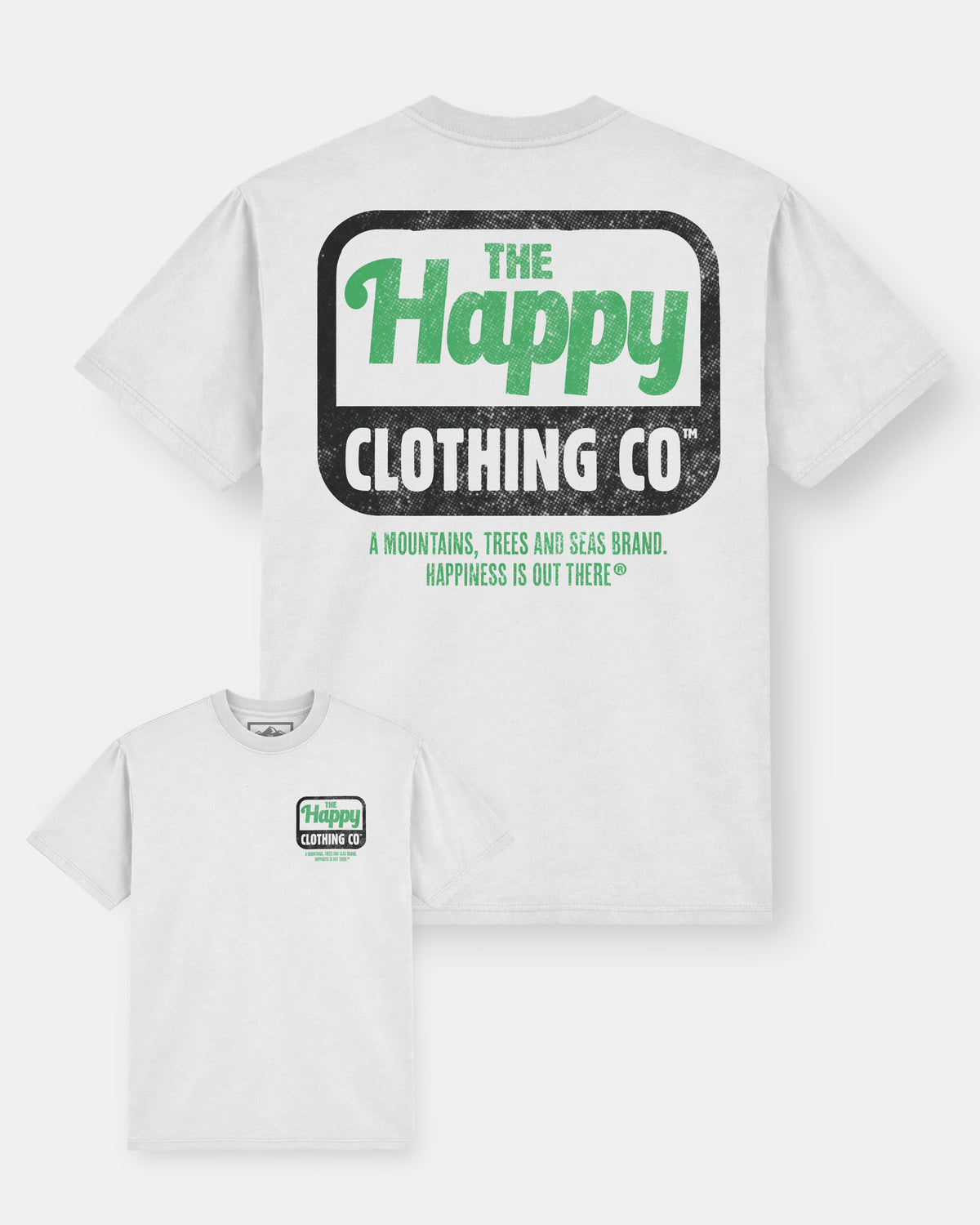 Vintage Happy Co. Logo Vintage Oversized Tee - The Happy Clothing Company