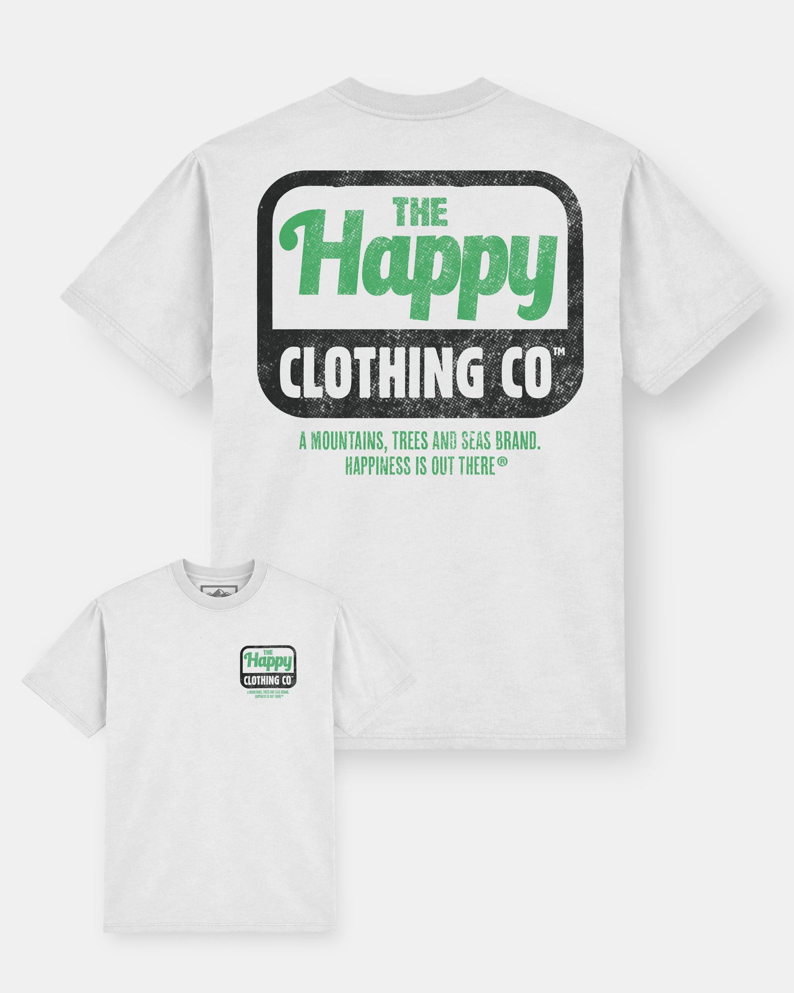 Vintage Happy Co. Logo Vintage Oversized Tee - The Happy Clothing Company