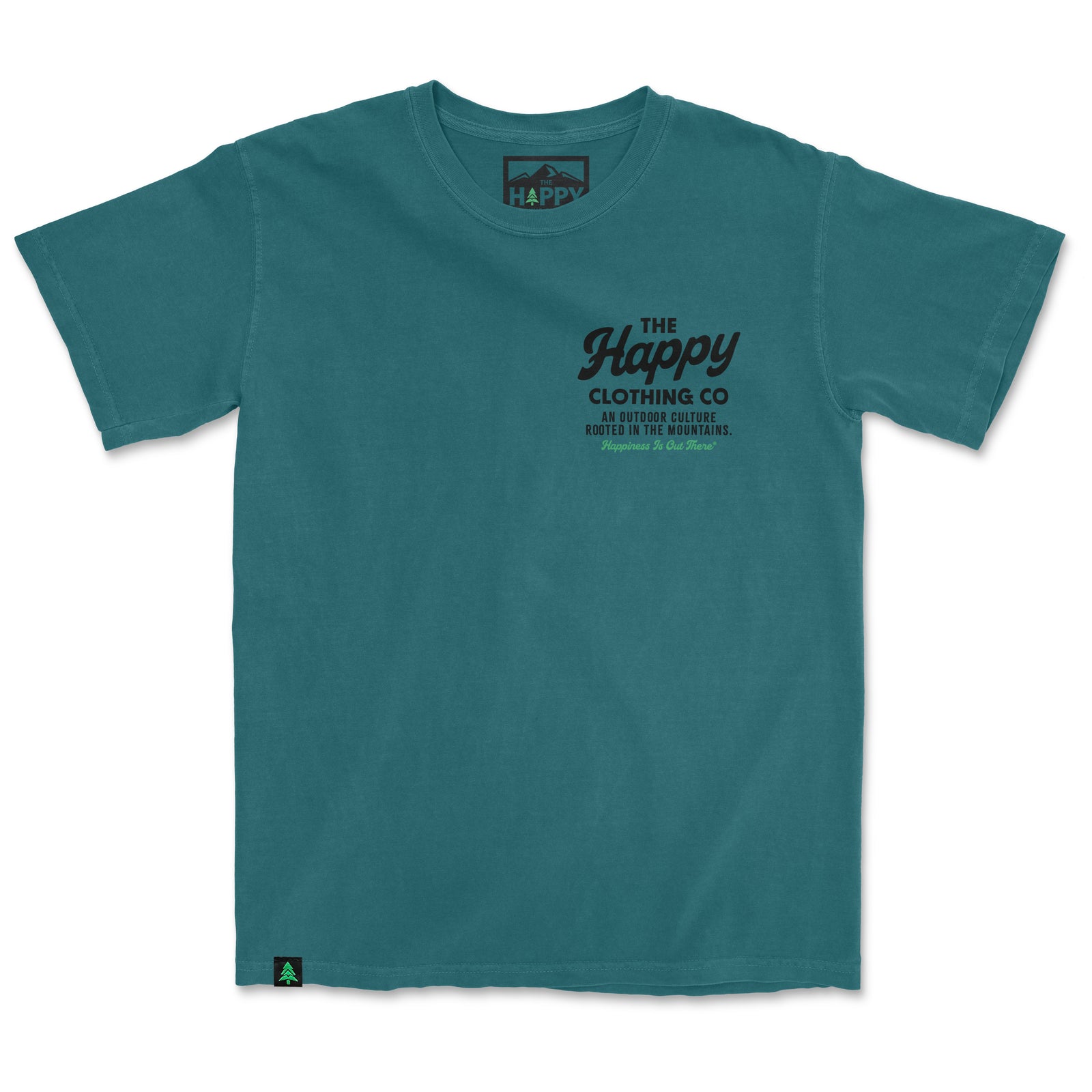 The Happy Clothing Co. Script Nature-Dyed Tee - The Happy Clothing Company