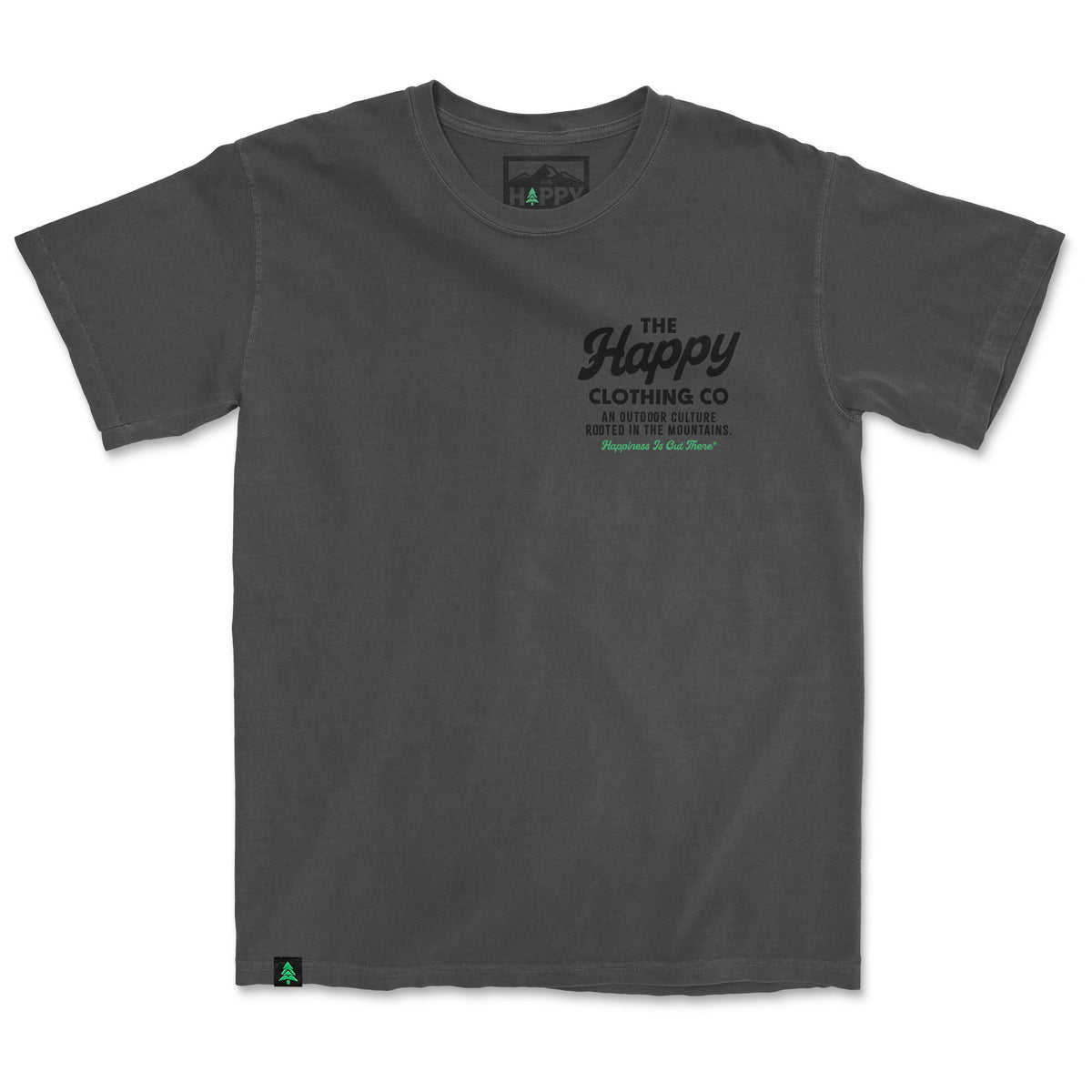 The Happy Clothing Co. Script Nature-Dyed Tee - The Happy Clothing Company