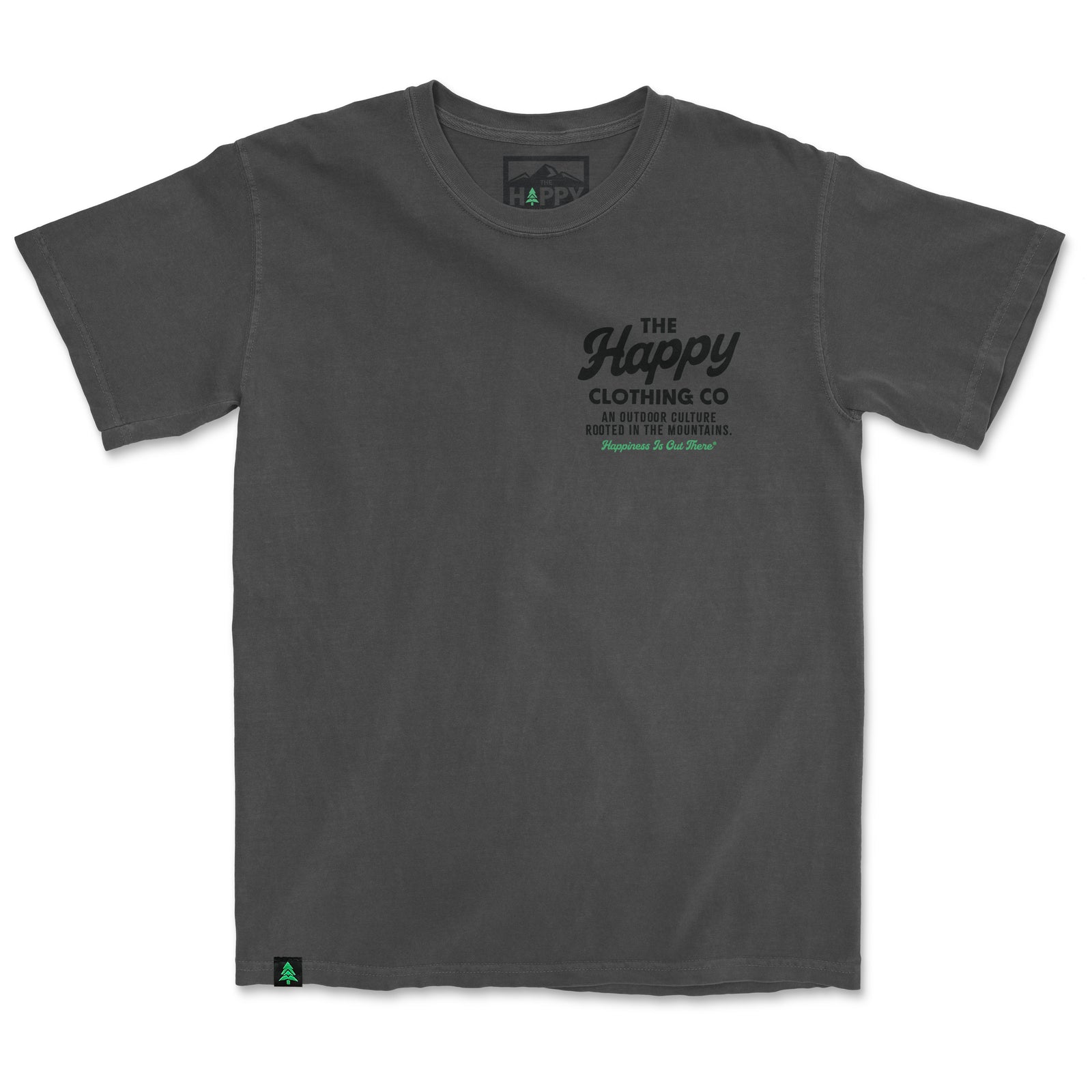 The Happy Clothing Co. Script Nature-Dyed Tee - The Happy Clothing Company