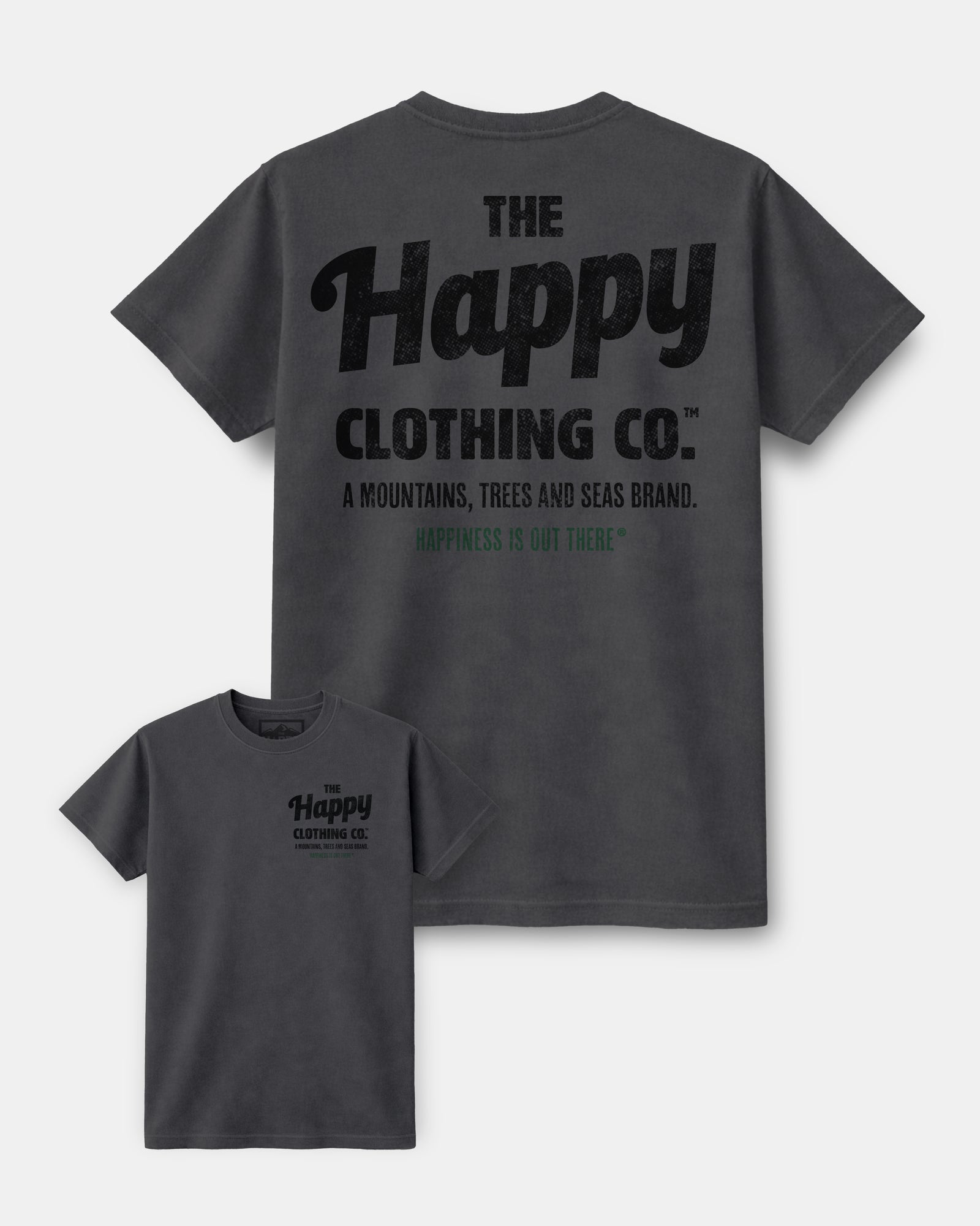 The Happy Clothing Co. Script Nature-Dyed Tee - The Happy Clothing Company