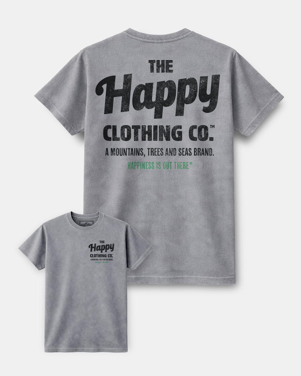 The Happy Clothing Co. Script Nature-Dyed Tee - The Happy Clothing Company