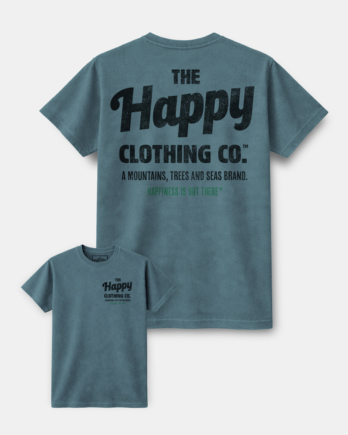 The Happy Clothing Co. Script Nature-Dyed Tee - The Happy Clothing Company