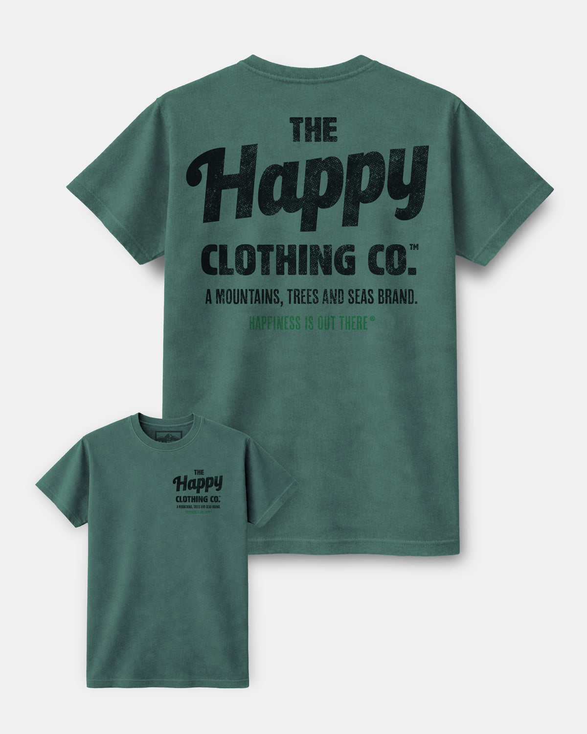 The Happy Clothing Co. Script Nature-Dyed Tee - The Happy Clothing Company