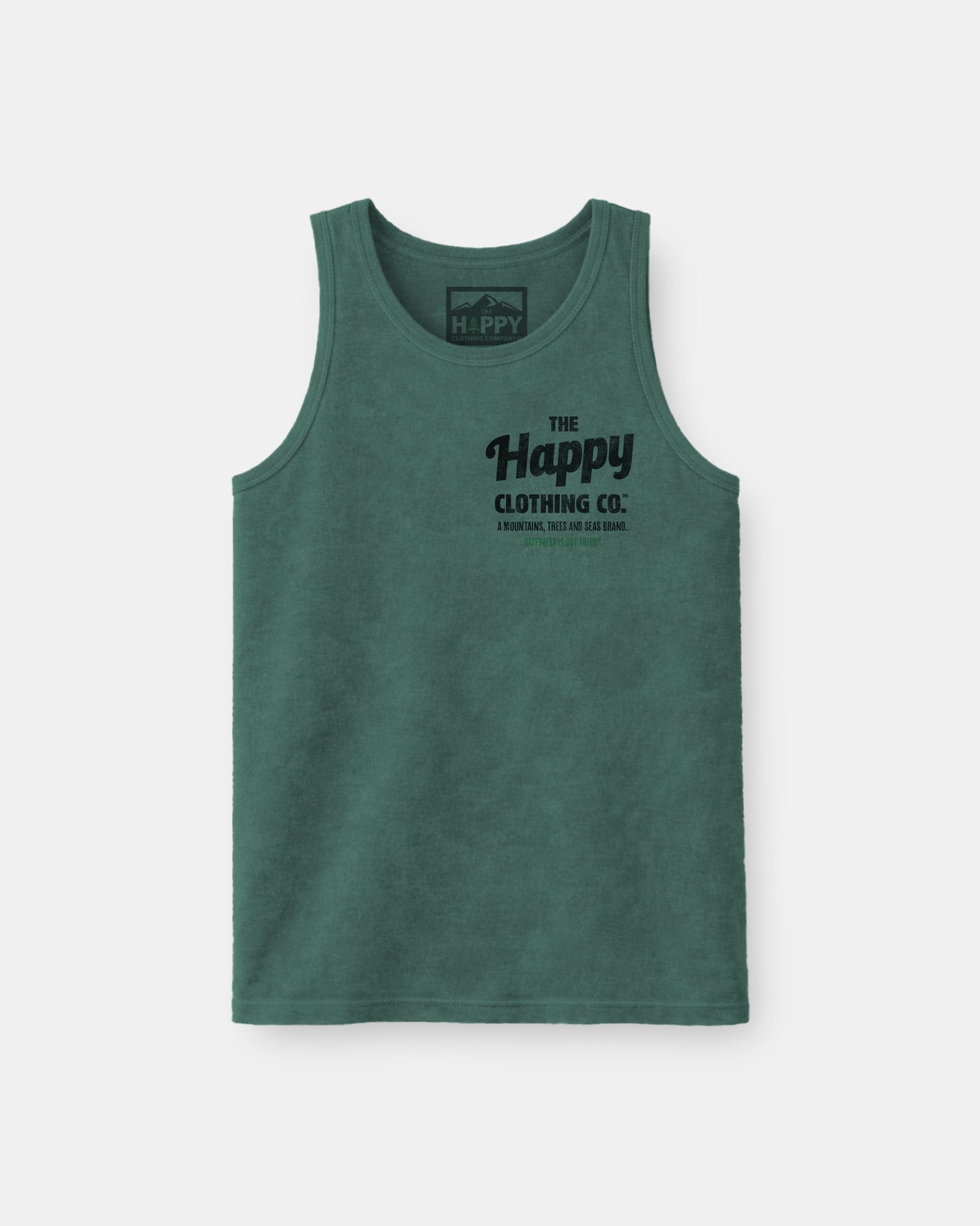 The Happy Clothing Co. Script Nature-Dyed Tank - The Happy Clothing Company