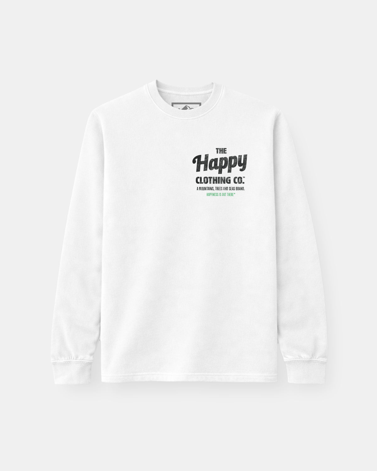 The Happy Clothing Co. Script Nature-Dyed Long Sleeve - The Happy Clothing Company