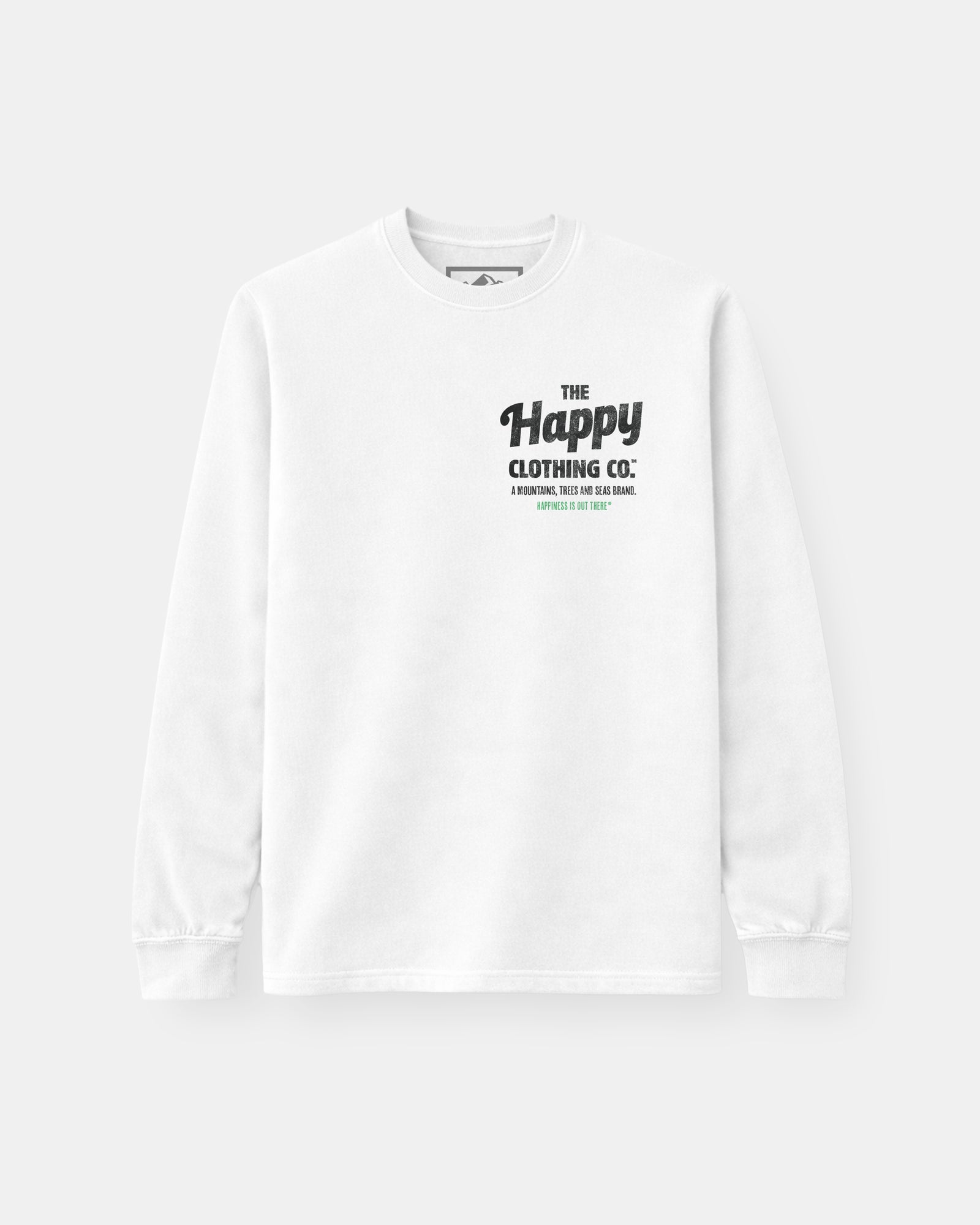 The Happy Clothing Co. Script Nature-Dyed Long Sleeve - The Happy Clothing Company