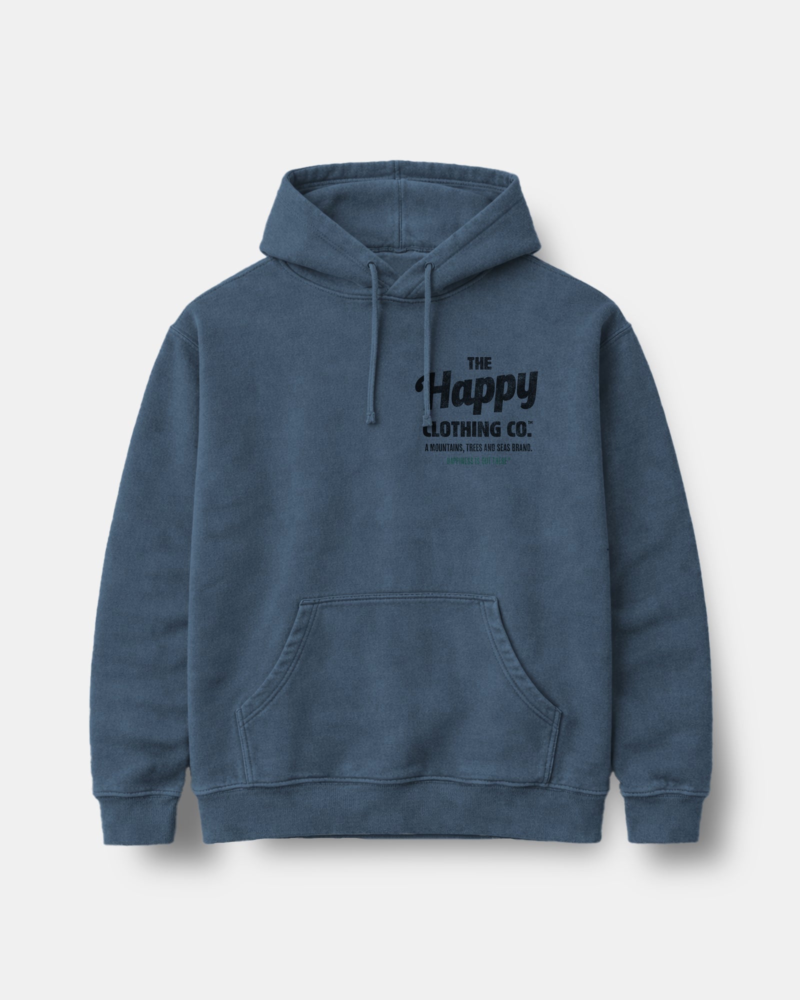 The Happy Clothing Co. Script Nature-Dyed Unisex Hoodie - The Happy Clothing Company