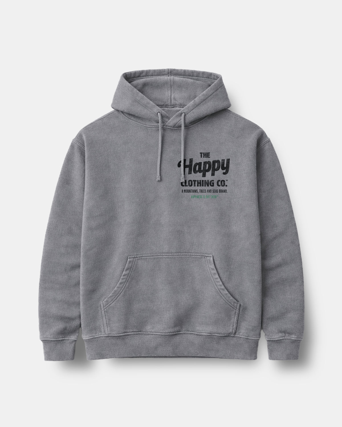 The Happy Clothing Co. Script Nature-Dyed Unisex Hoodie - The Happy Clothing Company