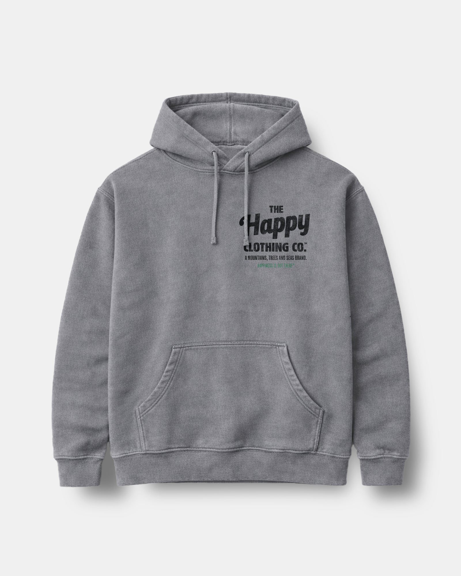The Happy Clothing Co. Script Nature-Dyed Unisex Hoodie - The Happy Clothing Company