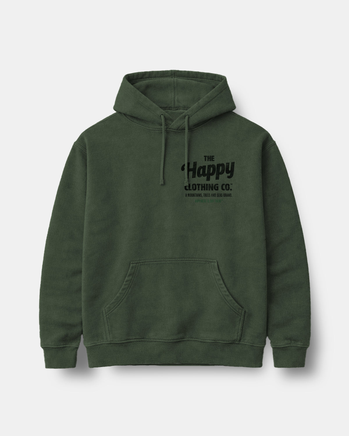 The Happy Clothing Co. Script Nature-Dyed Unisex Hoodie - The Happy Clothing Company