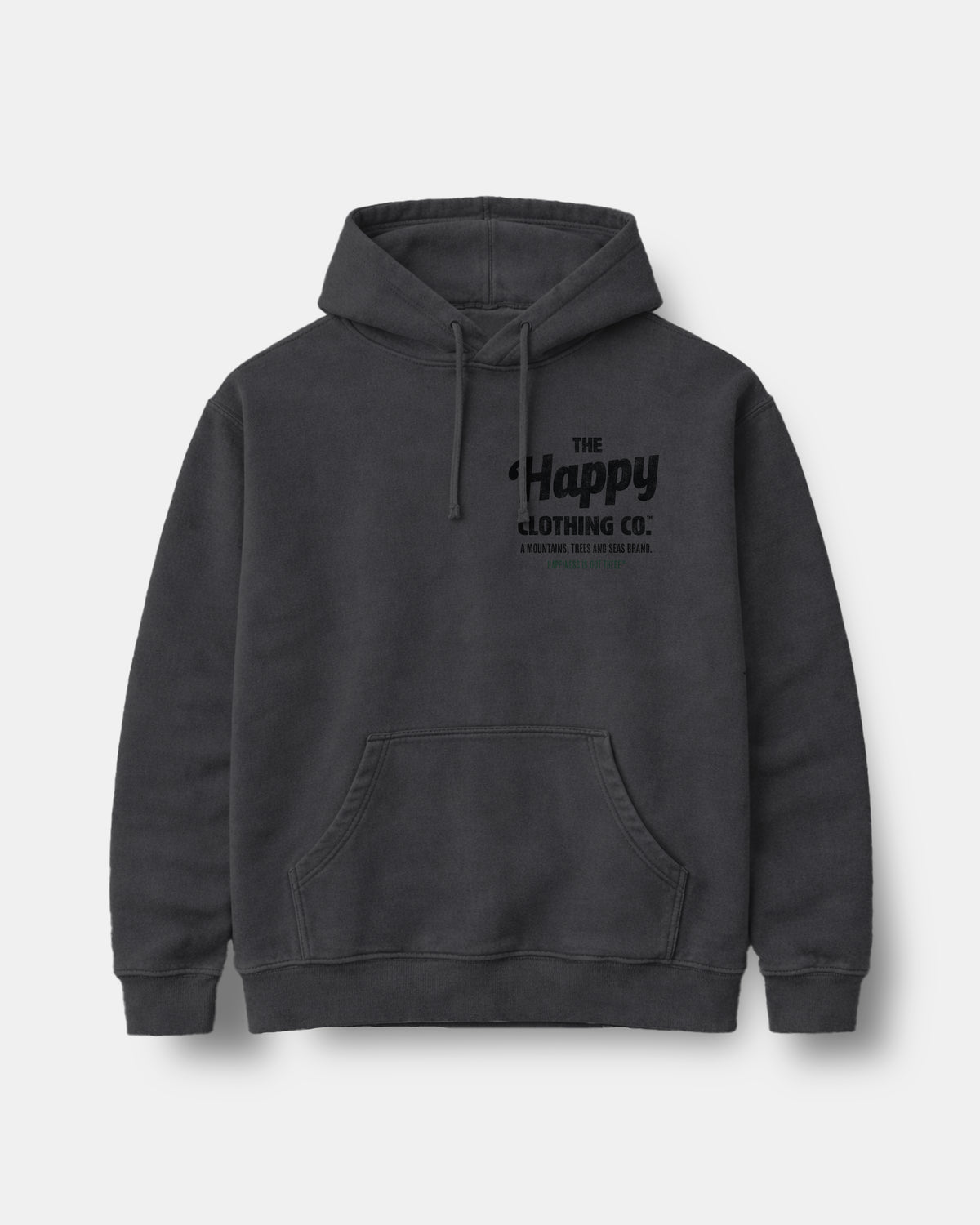 The Happy Clothing Co. Script Nature-Dyed Unisex Hoodie - The Happy Clothing Company