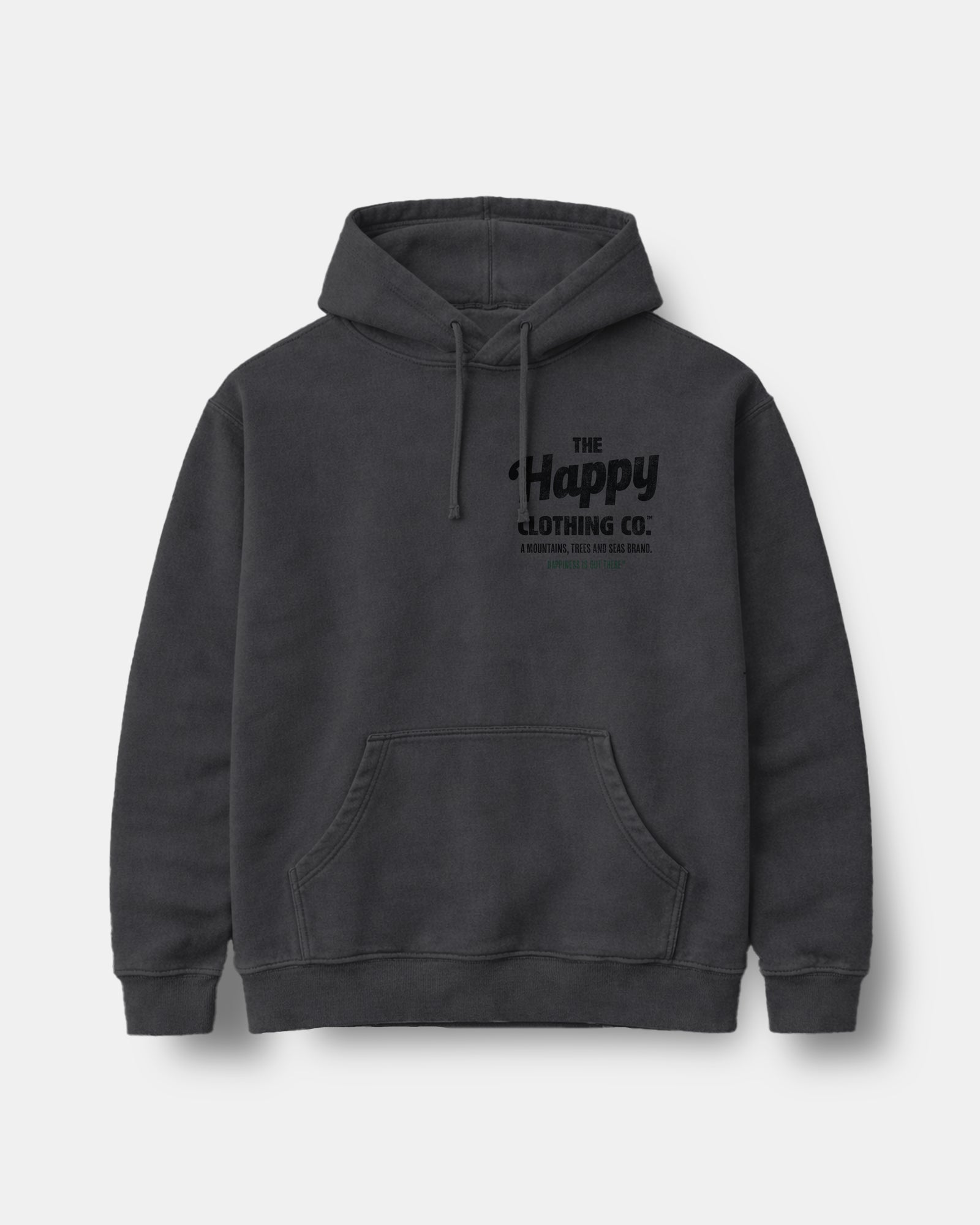The Happy Clothing Co. Script Nature-Dyed Unisex Hoodie - The Happy Clothing Company