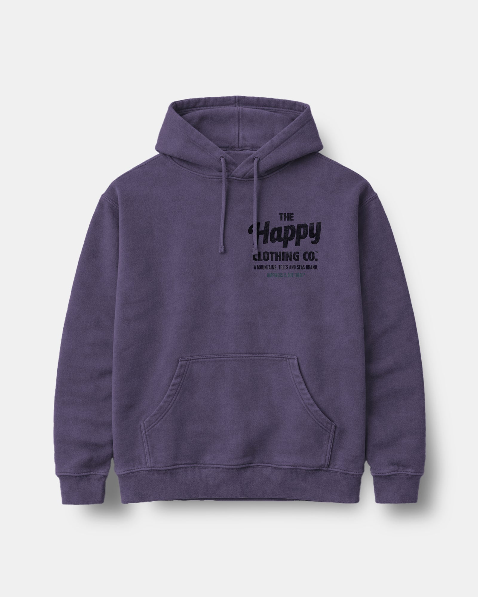 The Happy Clothing Co. Script Nature-Dyed Unisex Hoodie - The Happy Clothing Company
