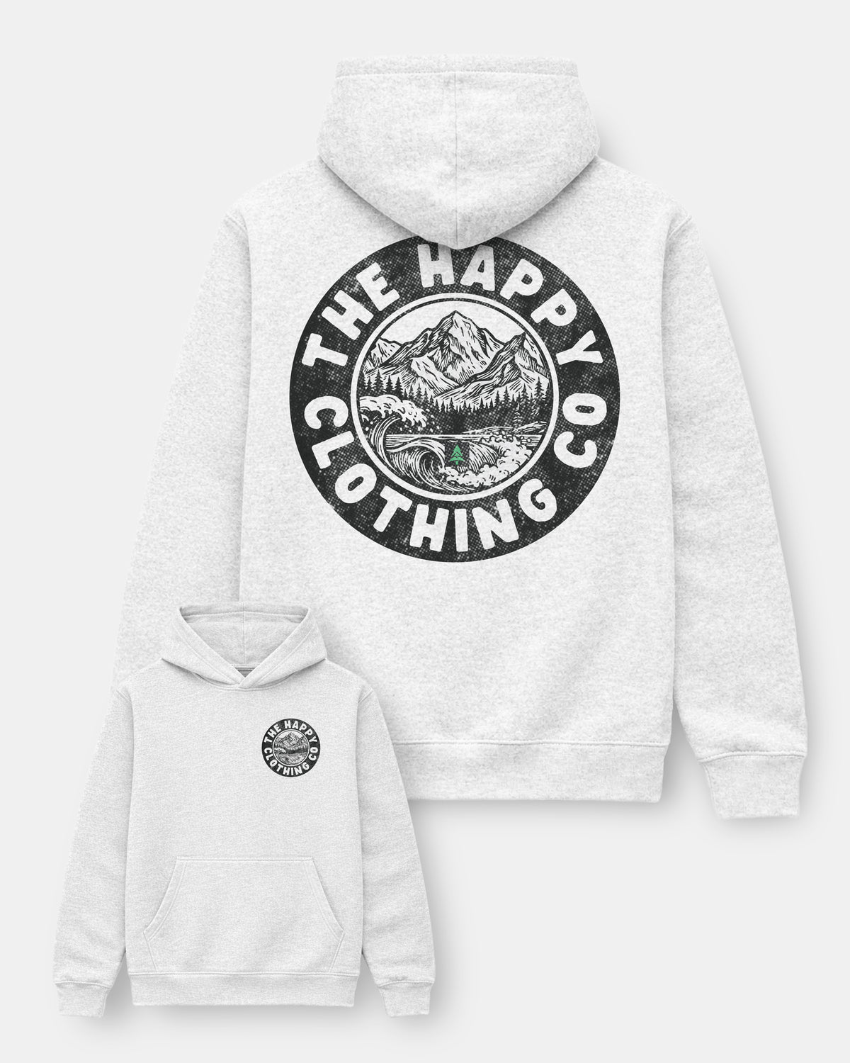 Happy Co. Vintage Unisex Relaxed Hoodie - The Happy Clothing Company