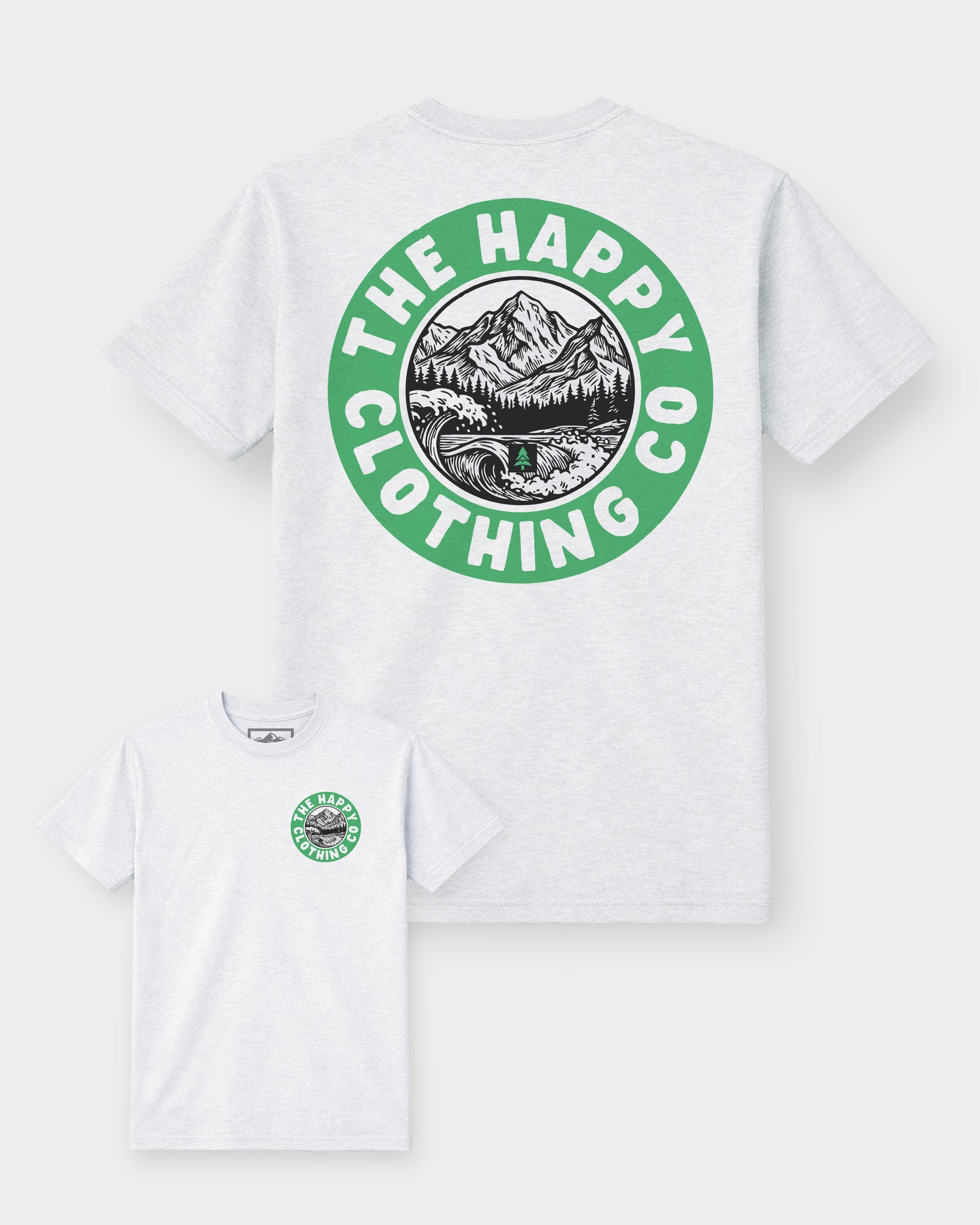 Happy Co. Vintage Back Print 'Lifestyle Tee' | Premium Heavyweight | - The Happy Clothing Company