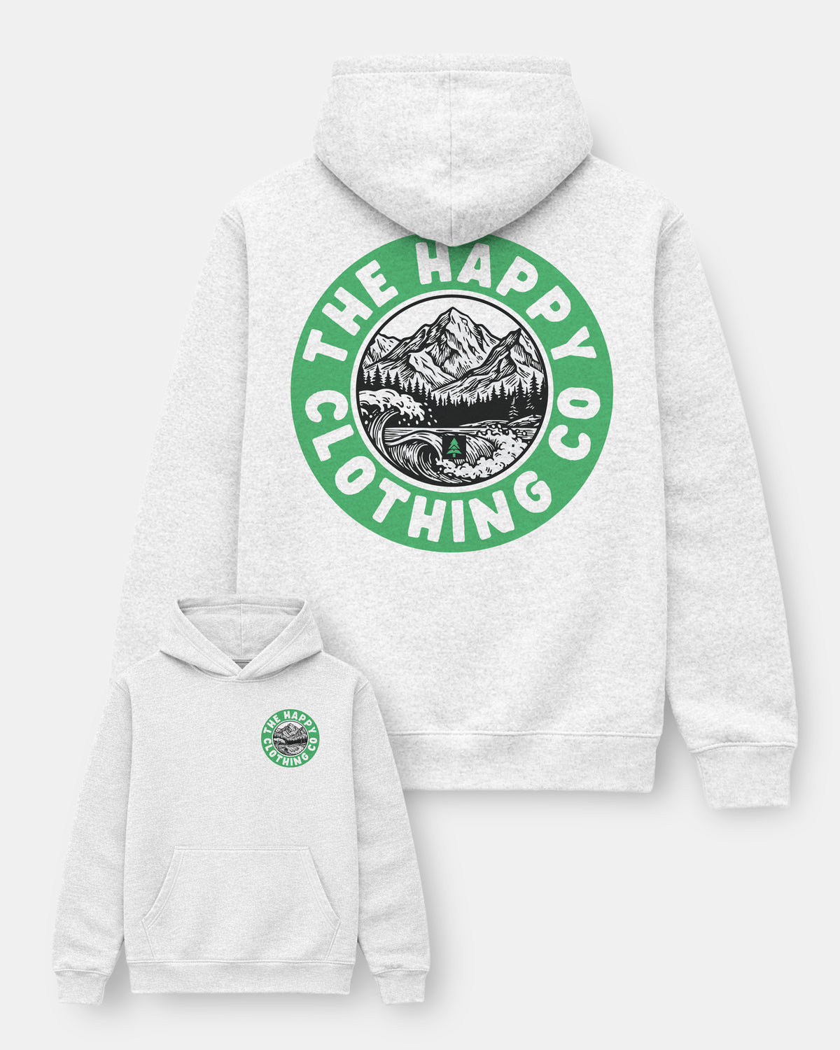 Happy Co. Vintage Unisex Relaxed Hoodie - The Happy Clothing Company